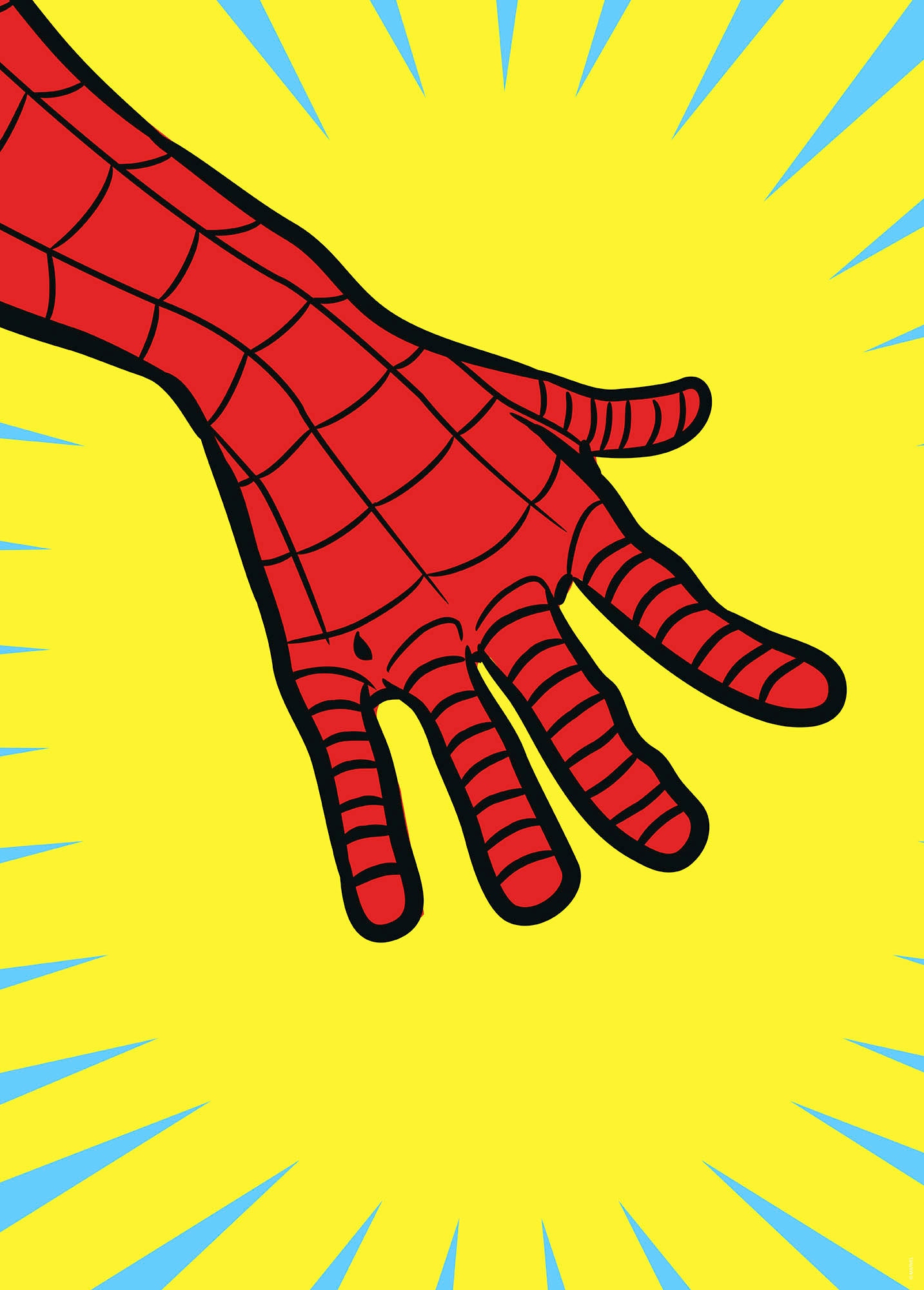 ❤ Komar Wandbild »Marvel PowerUp Spider-Man Hand«, (1 St.), Deutsches  Premium-Poster Fotopapier mit seidenmatter Oberfläche und hoher  Lichtbeständigkeit. Für fotorealistische Drucke mit gestochen scharfen  Details und hervorragender Farbbrillanz