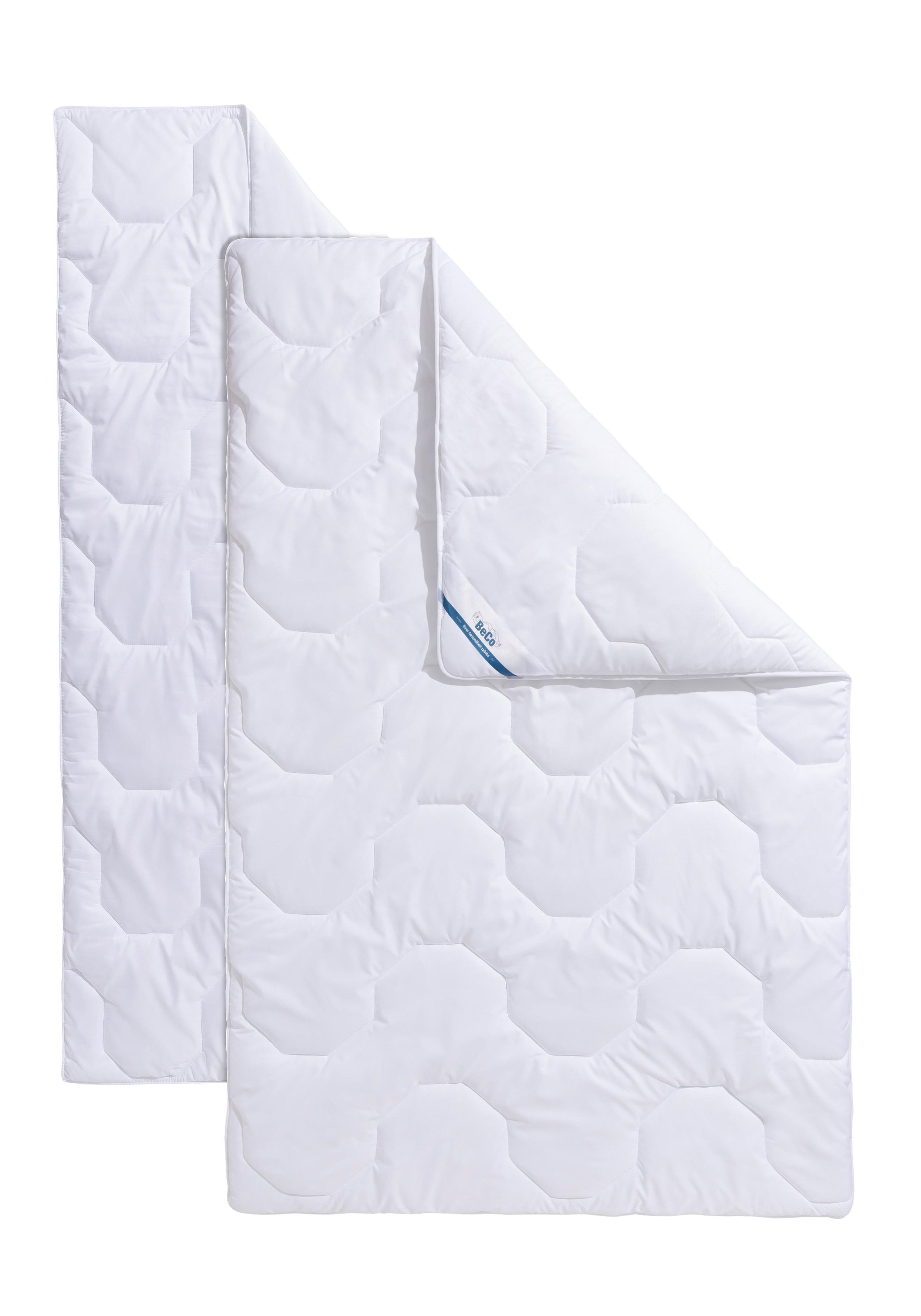 Beco Microfaserbettdecke "2 für 1, Bettdecken für Sommer und Winter, inkl. 1 Gratis-Leichtdecke" warm Füllung Polyester Bezug Polyester 1 Stk. tlg. Bettdecke 135x200 cm, 155x220 cm und weitere Größen, Decke