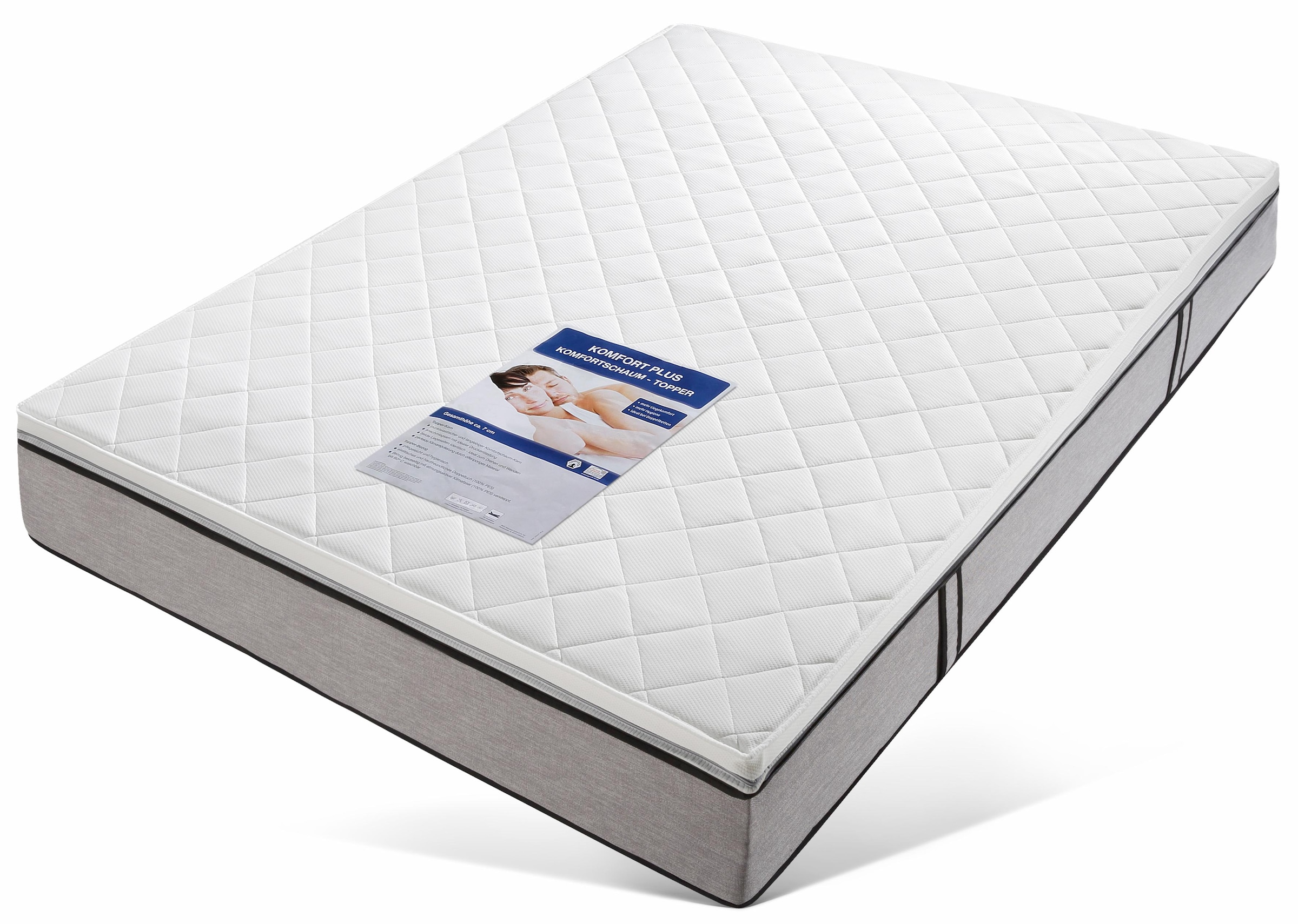 Beco Topper »Komfort Plus, Komfortschaum 140x200, 160x200, 180x200, 200x200«, (1 St.), die Aufwertung für ihre Matratze bekannt aus der TV-Werbung
