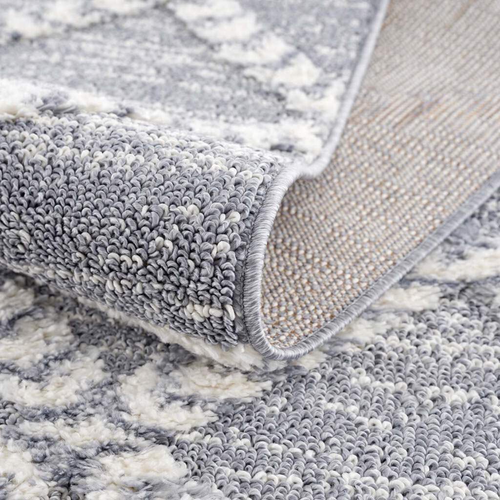 Carpet City Hochflor-Teppich »Focus 3022«, rechteckig, 20 mm Höhe, Läufer, Boho, Hochtief-Muster/ 3D-Effekt, für Wohnzimmer, Schlafzimmer