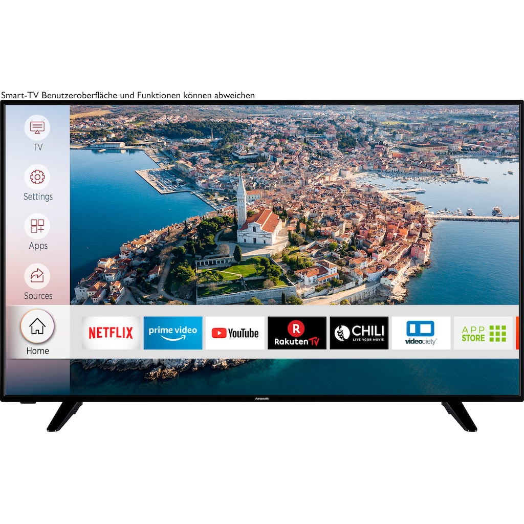 Hanseatic LED-Fernseher »55H600UDS II«, 139 cm/55 Zoll, 4K Ultra HD, Smart-TV, HDR10