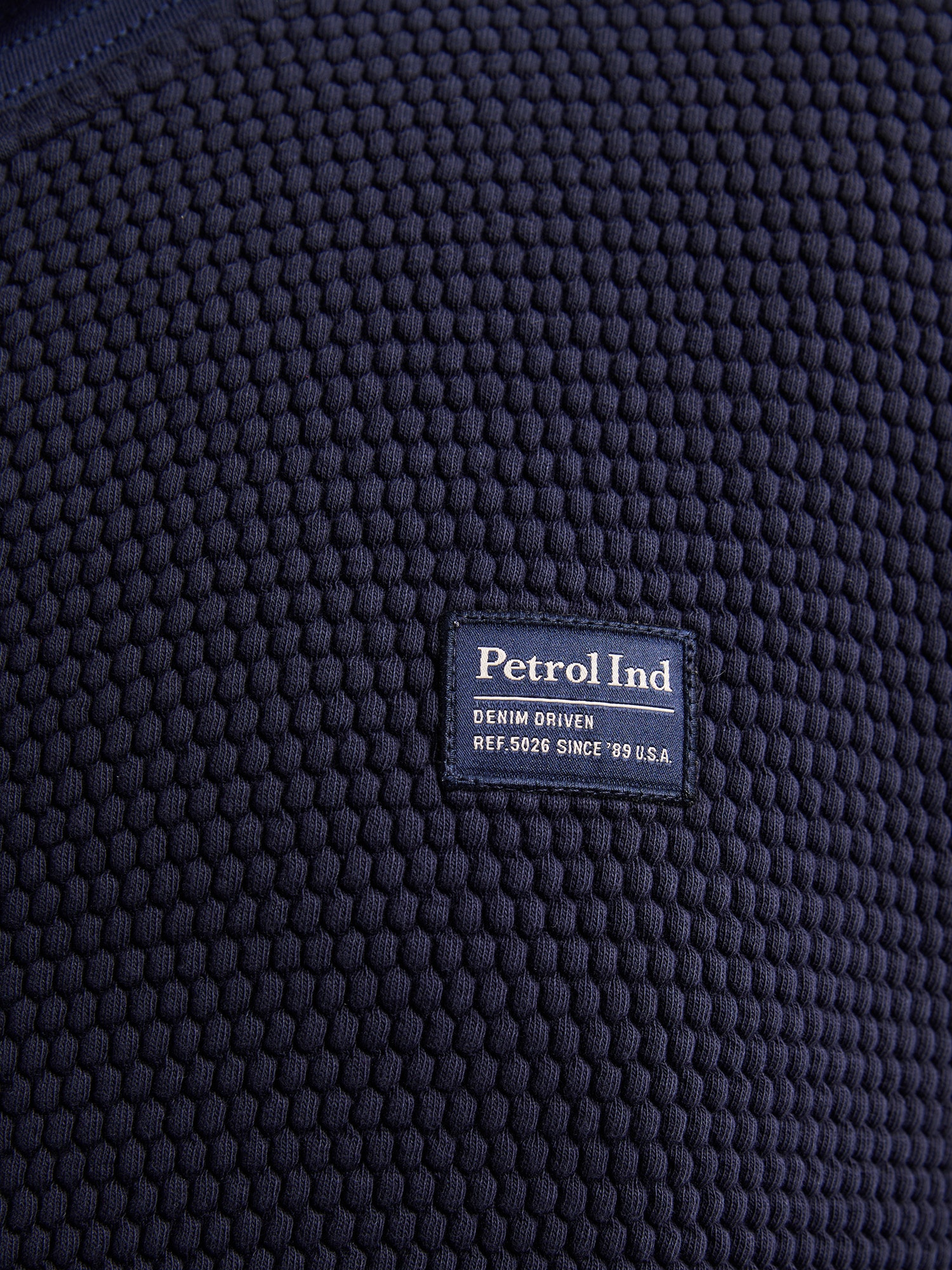 Petrol Industries Sweater, mit Logo Stickerei