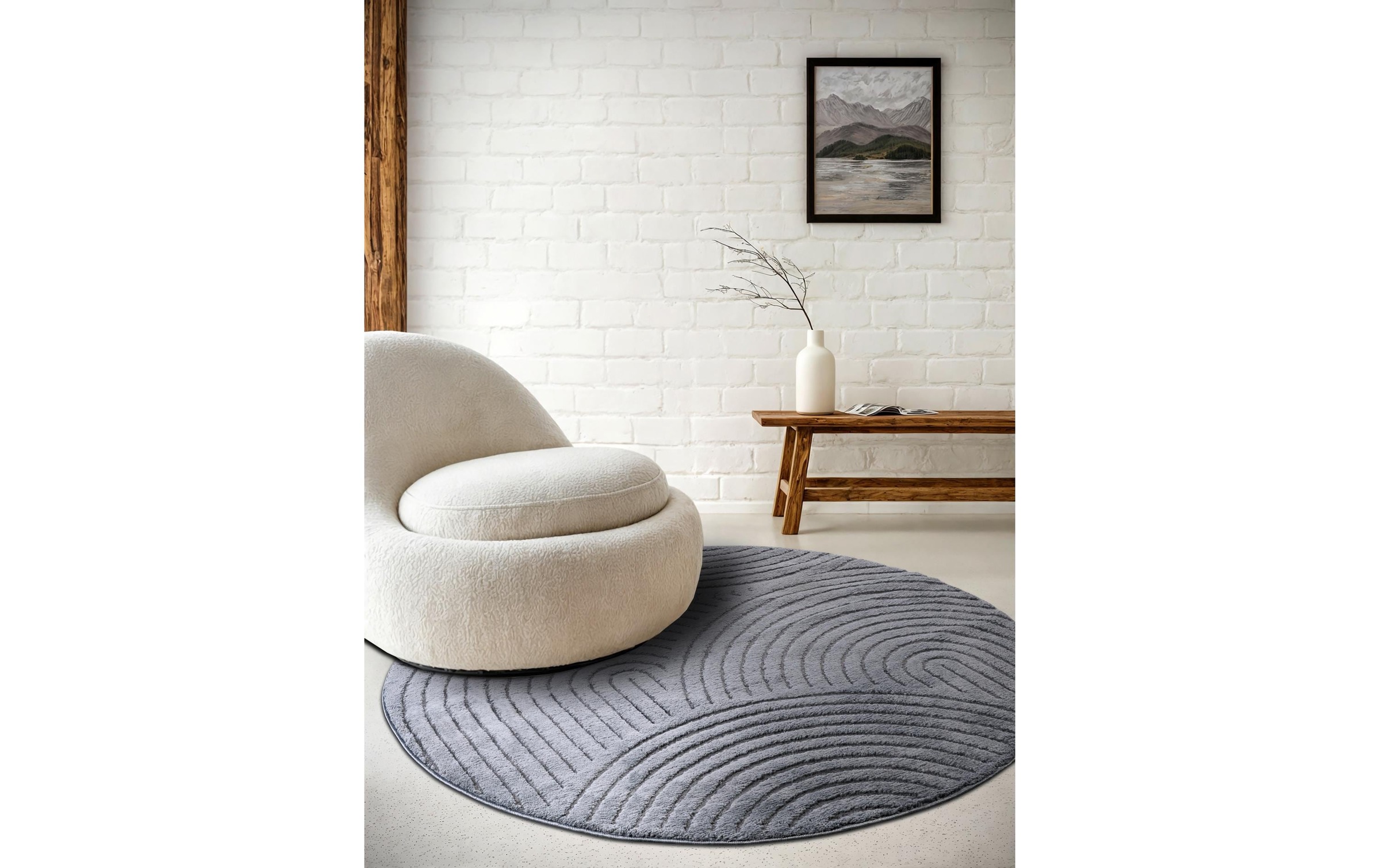 ELLE DECORATION Teppich »Panglao Ø 160 cm«
