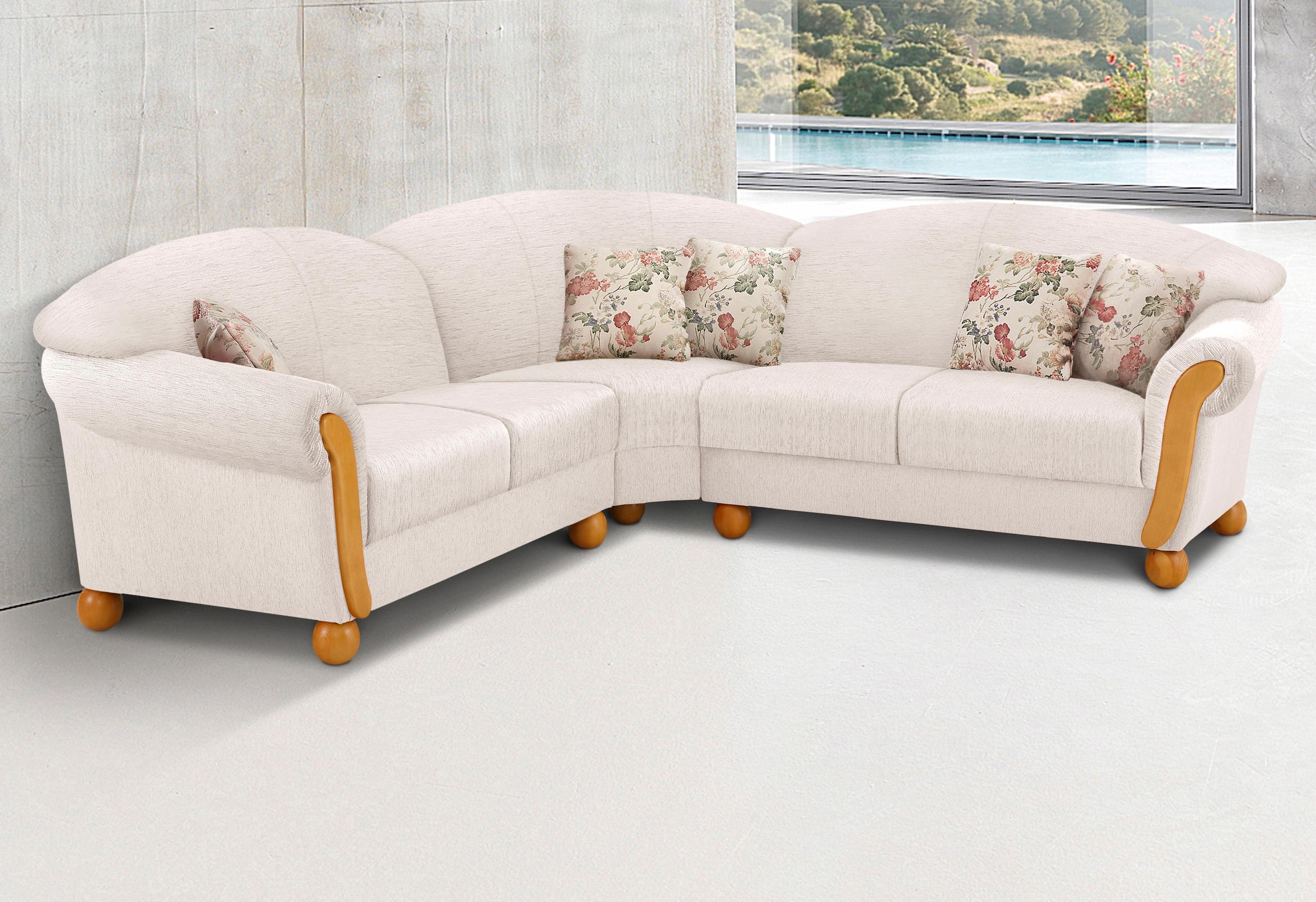 Home affaire Ecksofa »Milano, L-Form«, gleichschenklig