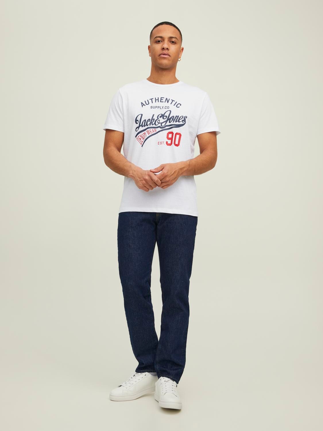 Jack & Jones Rundhalsshirt »JJETHAN TEE SS CREW NECK 3PK MP NOOS«, (Packung, 3 tlg., 3er-Pack)