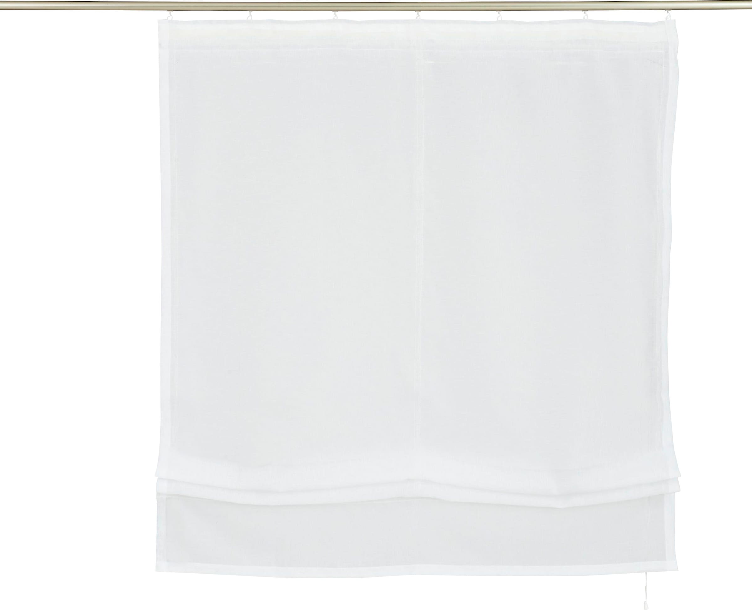 kaufen Transparent, home my | »Regina«, Voile, Polyester Jelmoli-Versand Klettband, online mit Raffrollo