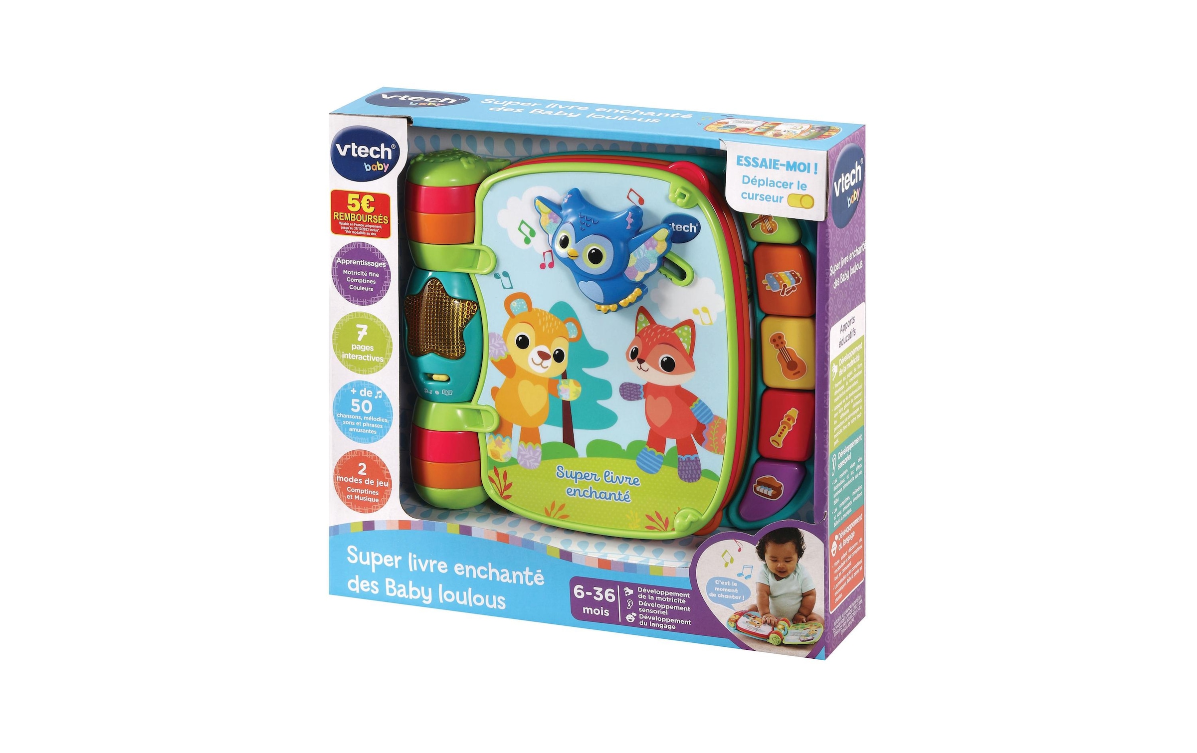 Vtech® Greifspielzeug »enchanté des Baby loulous bleu«