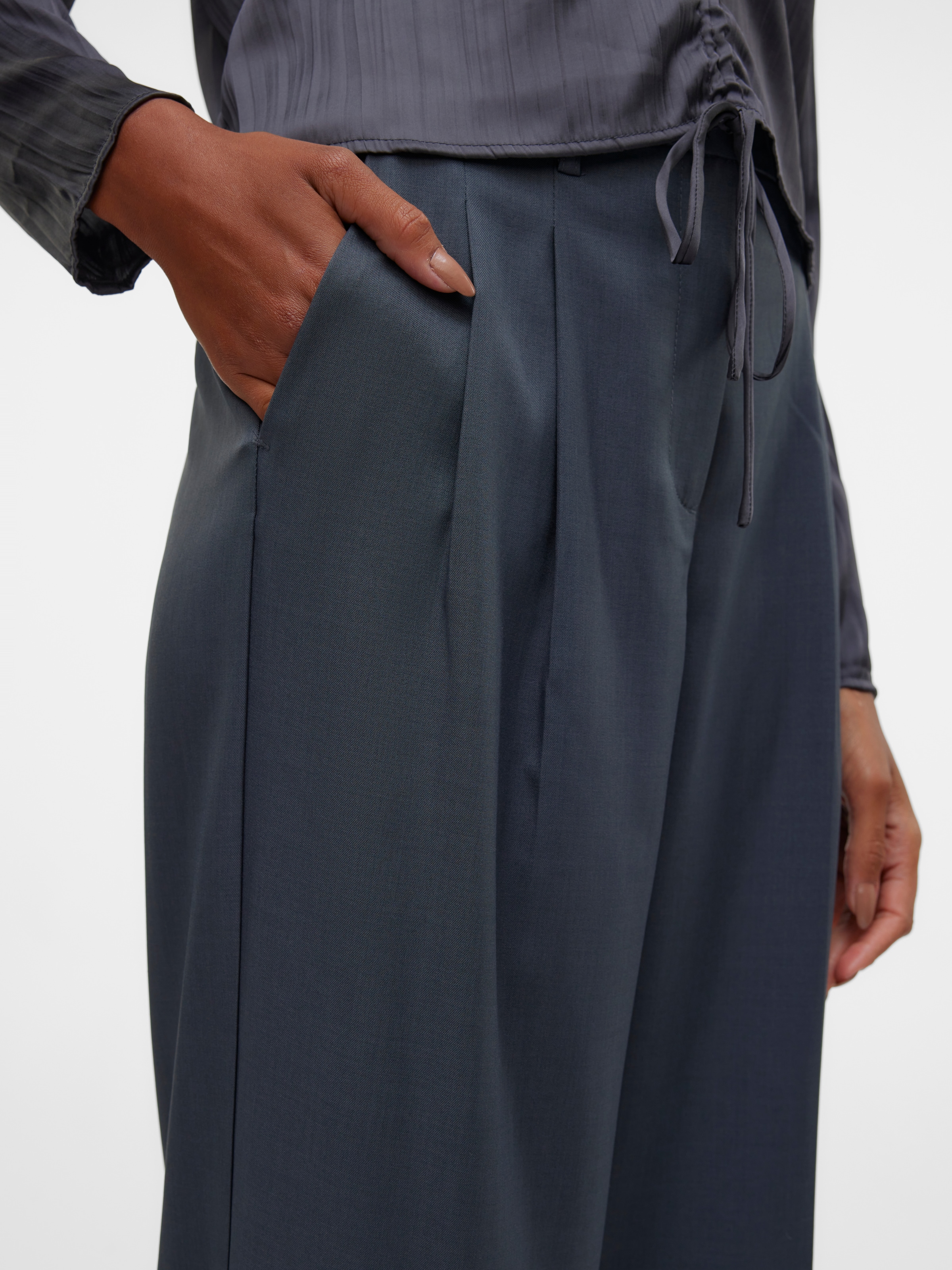 Vero Moda Anzughose »VMRITA MW WIDE DAD PANT NOOS«