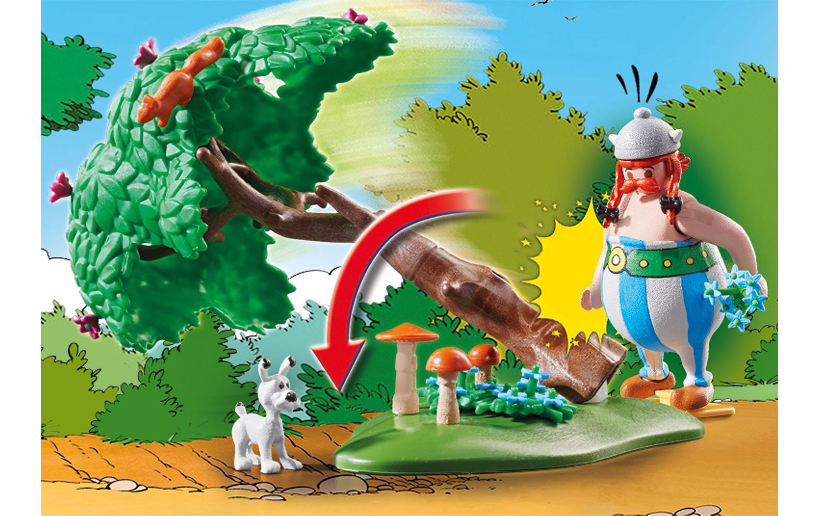 Playmobil® Spielbausteine »Asterix Wildschweinjagd 71160«, (52 St.)