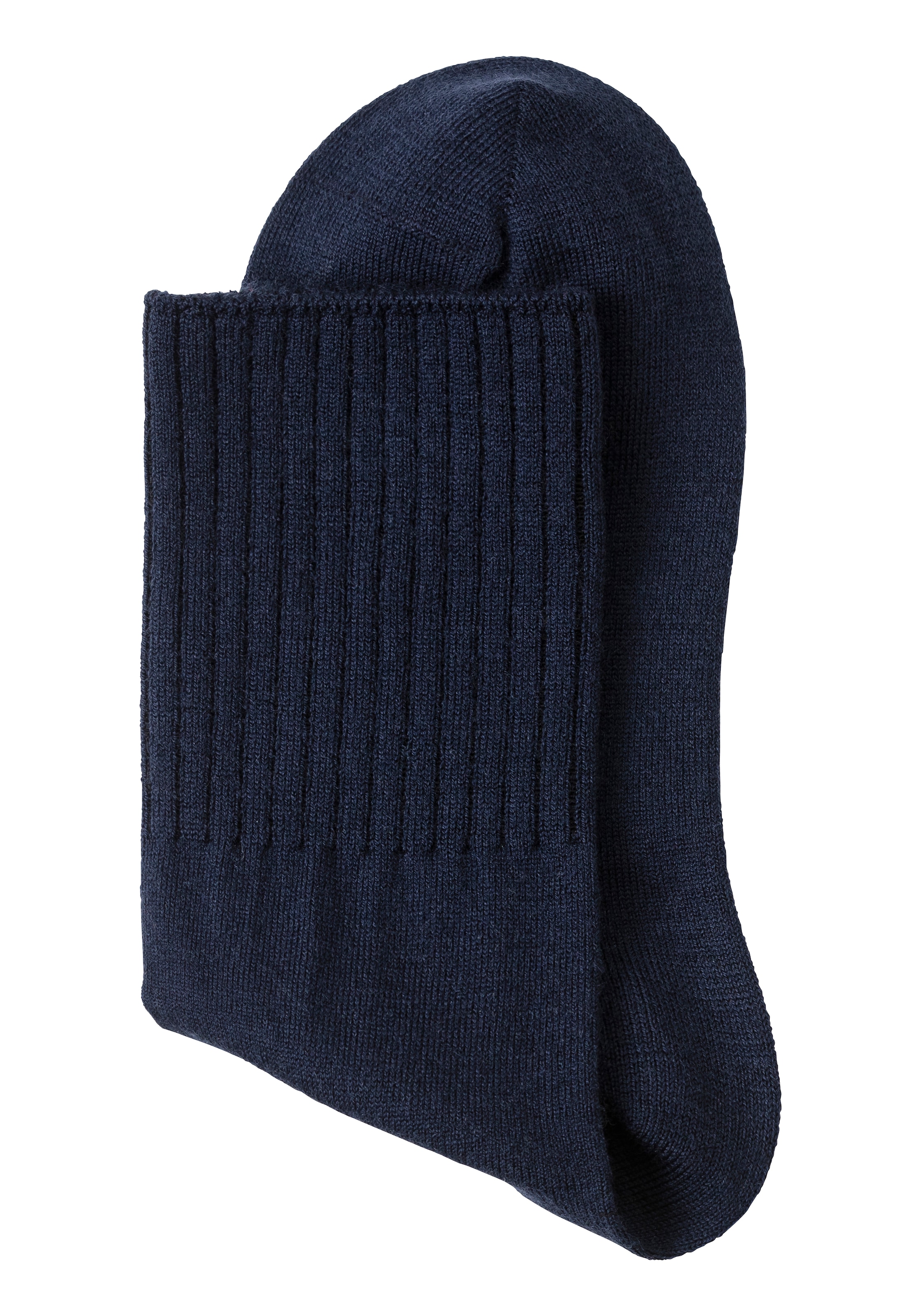 Lavana Umschlagsocken, (Packung, 3 Paar), fein gestrickt mit 53% Wolle