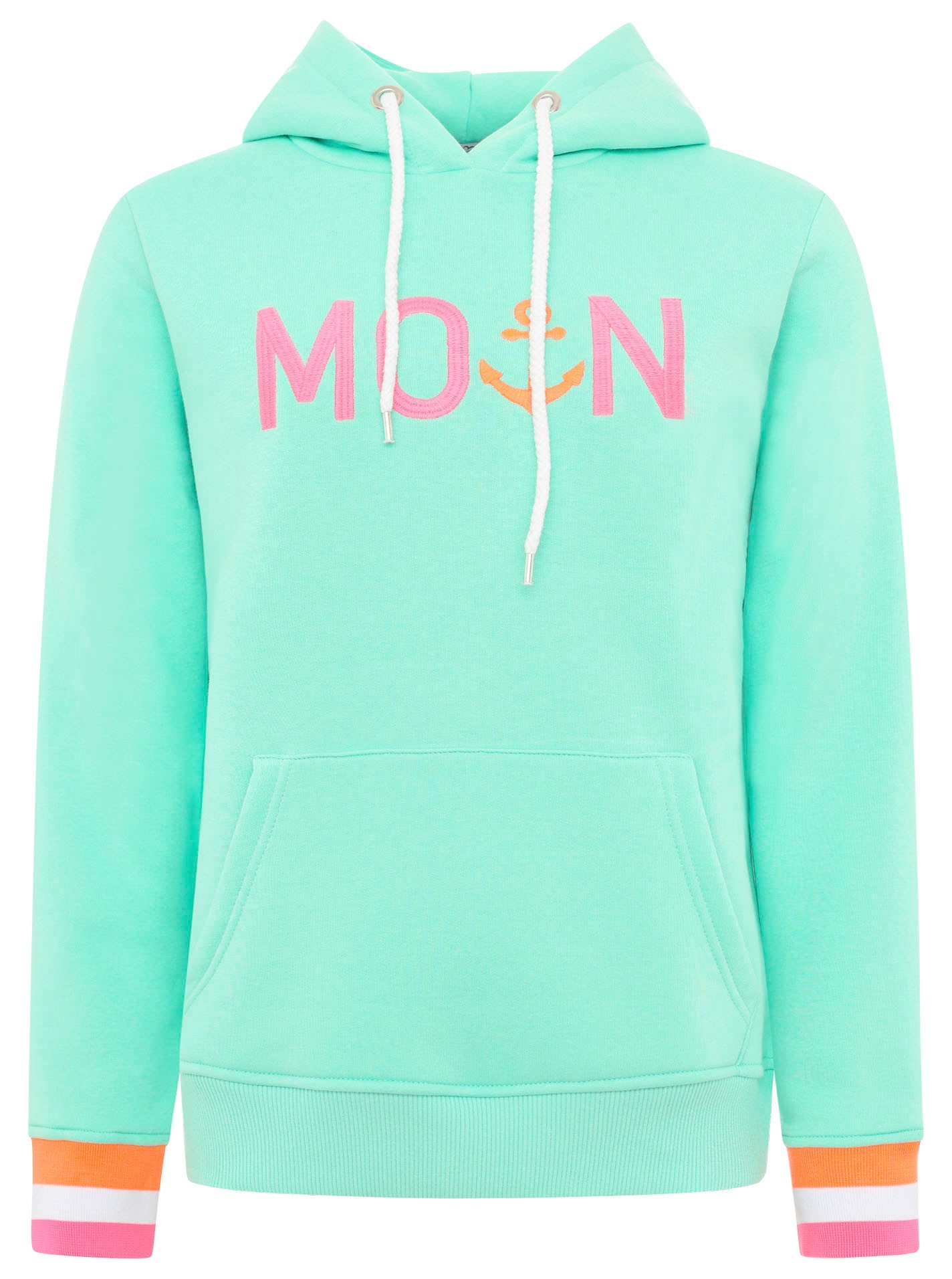 Zwillingsherz Hoodie »"Rahel"«, Kontrastbündchen, Kängurutasche, Langarm, Kapuze, Kordelzug