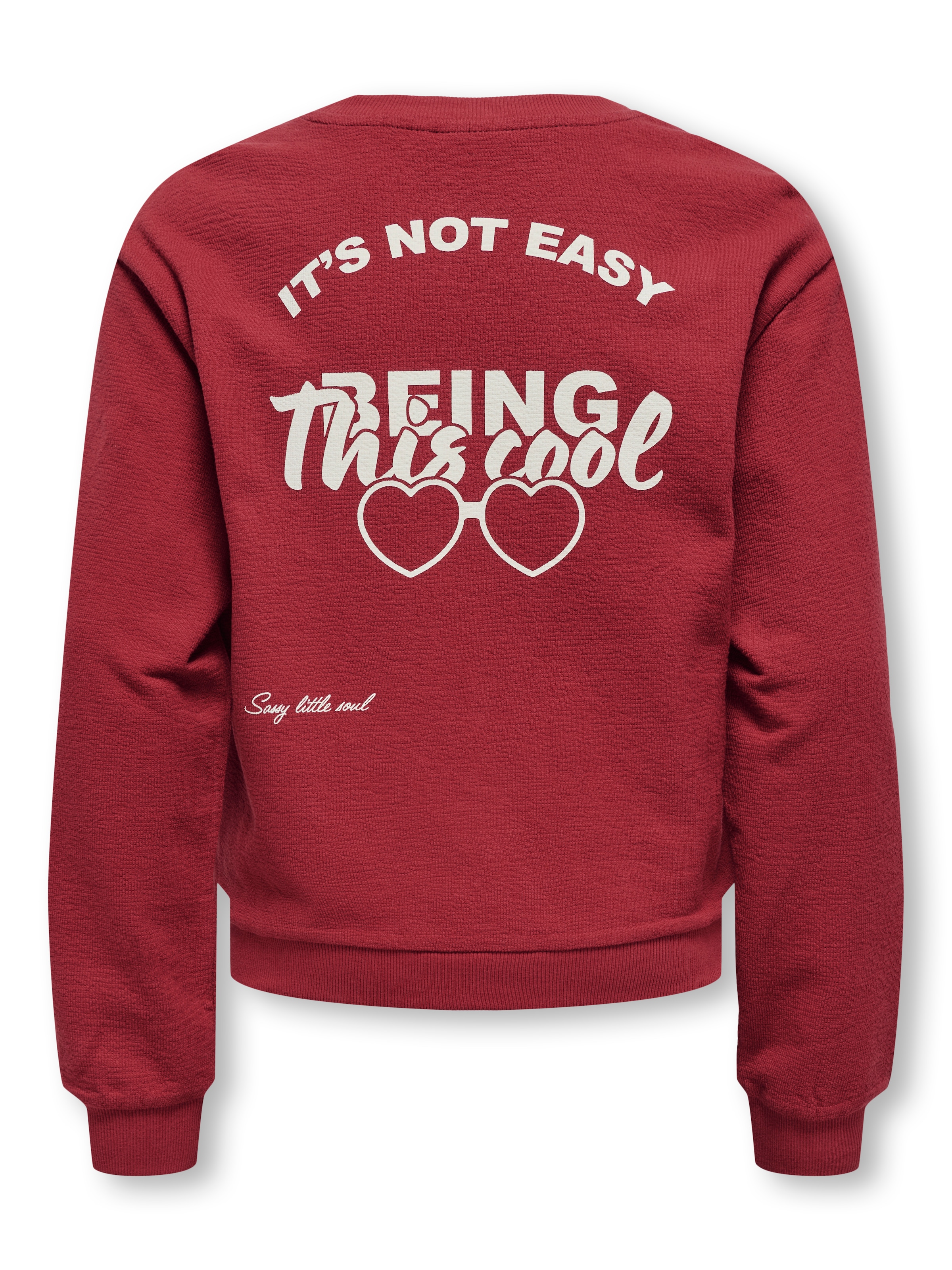 KIDS ONLY Sweatshirt »KOGTINA L/S LOVE O-NECK UB SWT«
