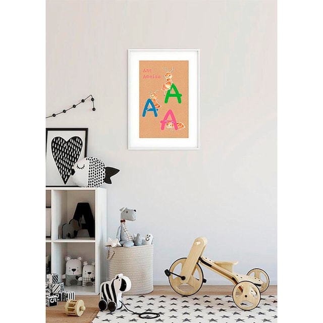 Kinderzimmer, (1 Animal Schlafzimmer, Wohnzimmer Poster ❤ Jelmoli-Online St.), A«, Shop kaufen Buchstaben, Komar im »ABC