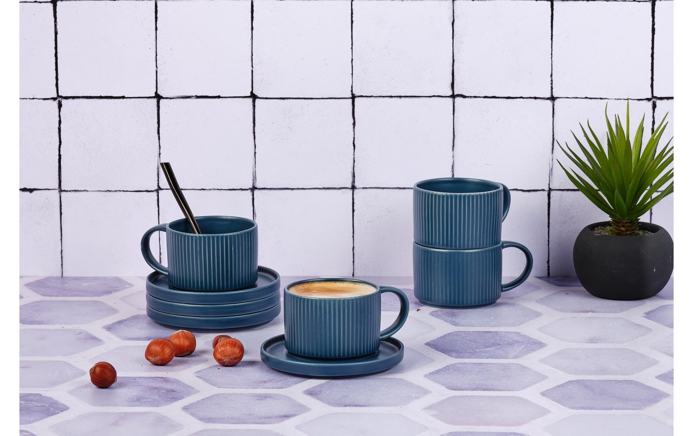 Tasse »Björn Scandi Ø 12 cm 150 ml 4 Stück«