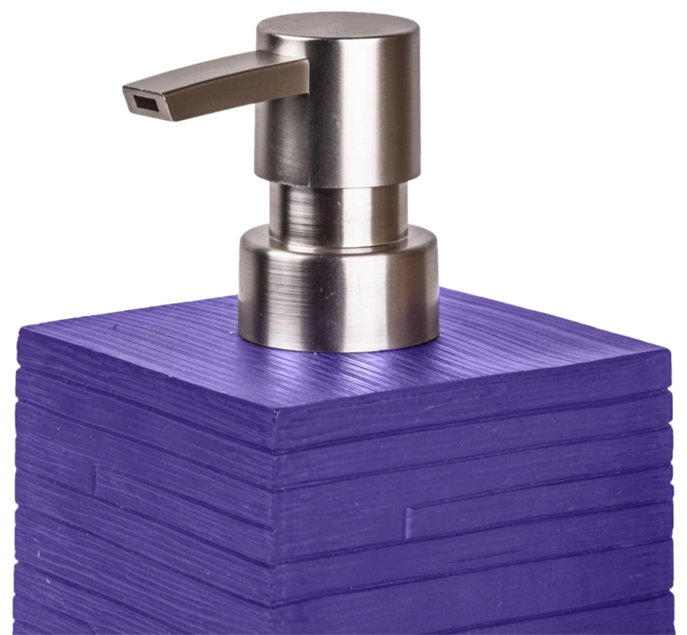 Sanilo Badaccessoires-Sets »Calero Purple«, aus Seifenspender Jelmoli-Versand (Kombi-Set, geriffelt online WC-Bürste, shoppen | 2 und bestehend tlg.)
