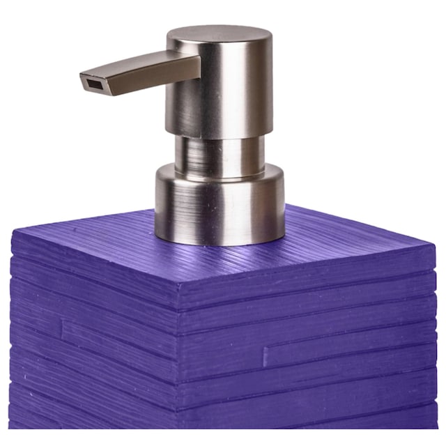 Sanilo Badaccessoires-Sets »Calero Purple«, (Kombi-Set, 2 tlg.), bestehend  aus Seifenspender und WC-Bürste, geriffelt online shoppen | Jelmoli-Versand