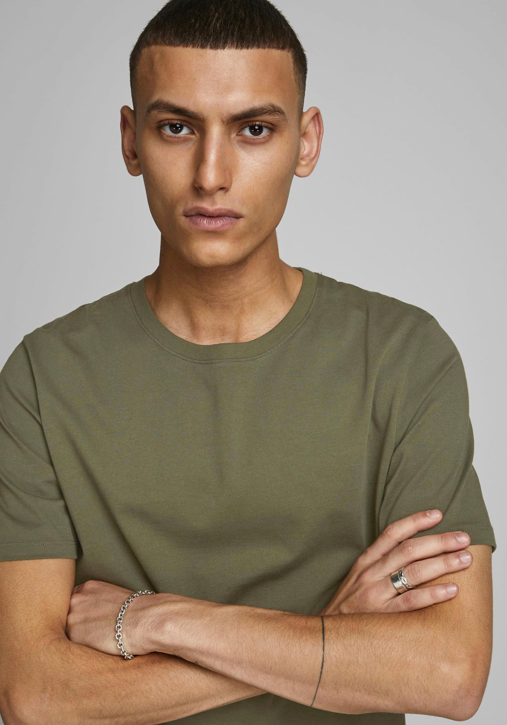 Jack & Jones Rundhalsshirt »JJEORGANIC BASIC TEE SS O-NECK NOOS«