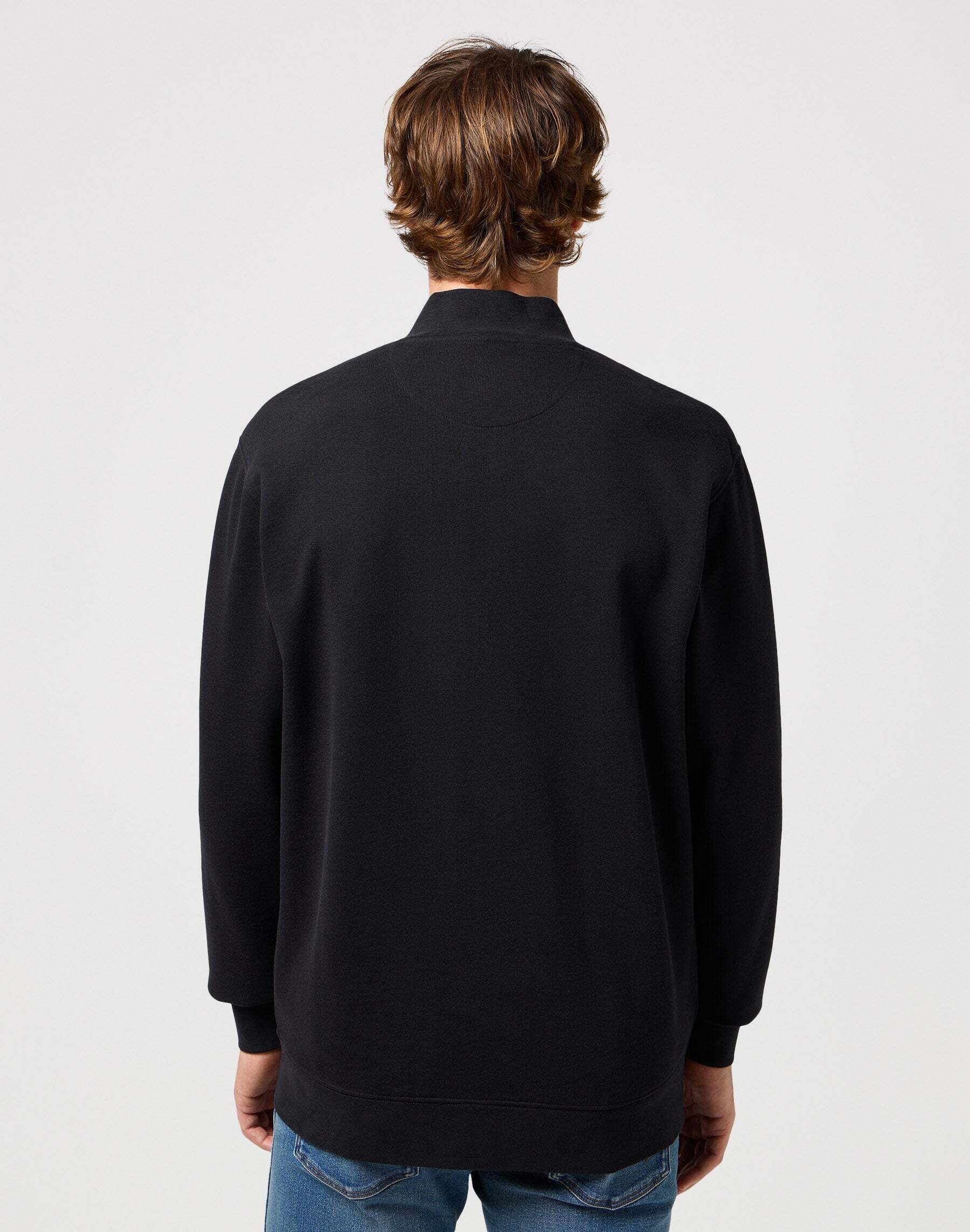 Wrangler Sweatjacke »WRANGLER Sweatshirts Funnel Neck Zip«