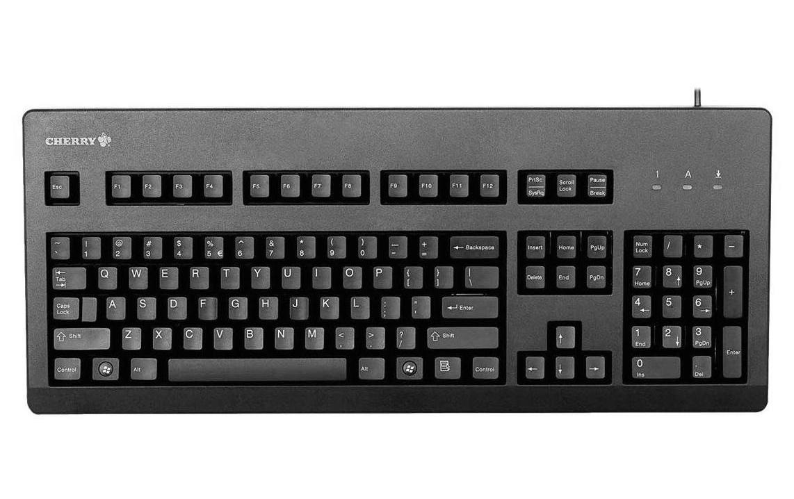 Cherry PC-Tastatur »G83-6104 US-Layout«, (Ziffernblock)