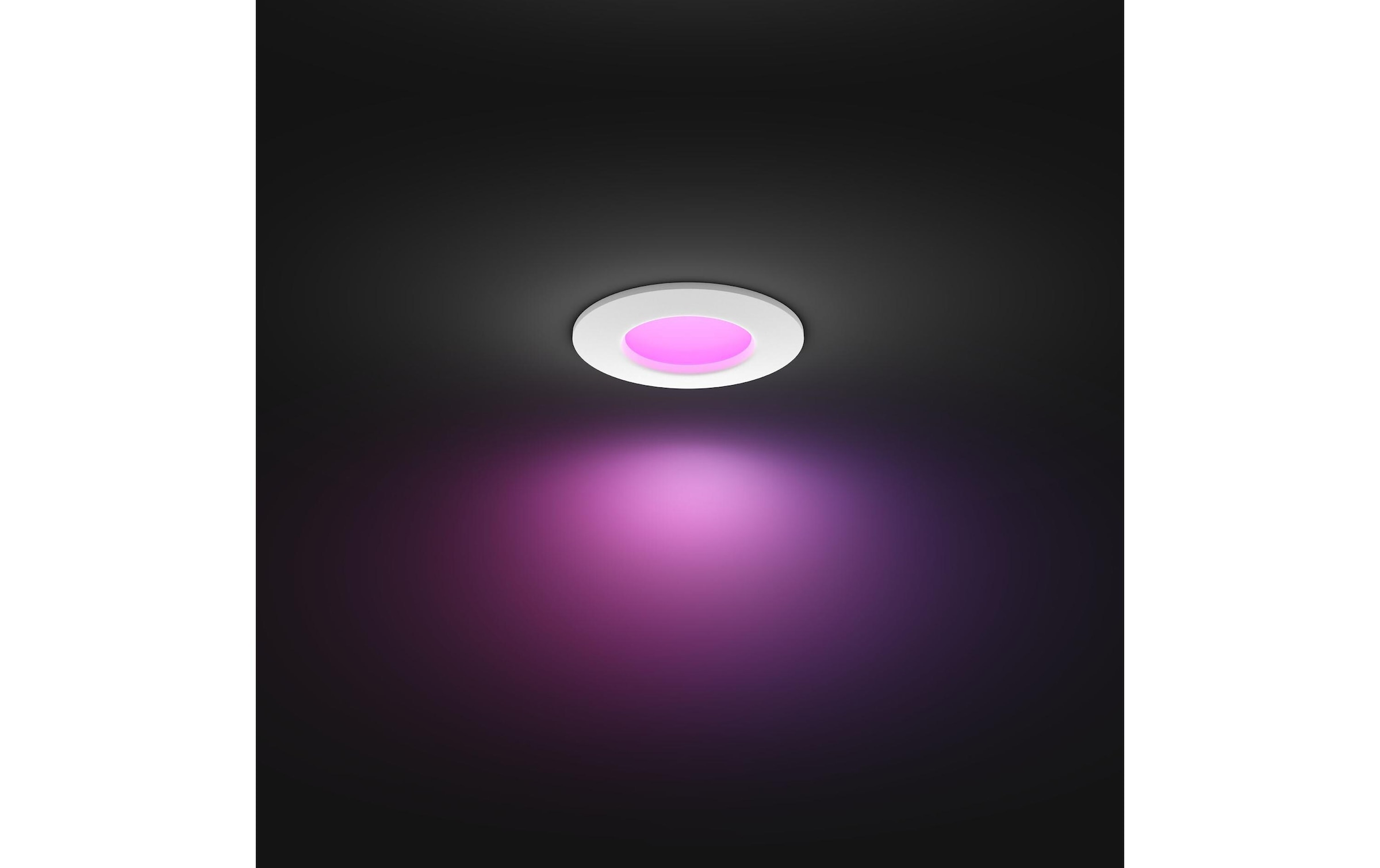 Philips Hue LED Deckenleuchte »White & Color Ambiance Slim Recessed 90 mm weiss«