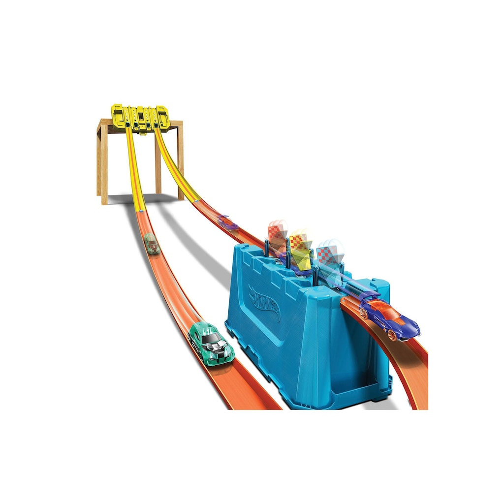 Hot Wheels Spielzeug-Auto »Track Builder Unlimited Mehrspurige Speed Box«