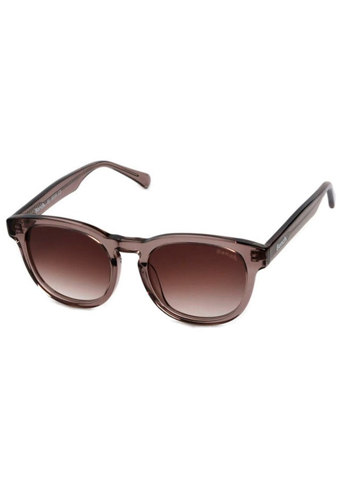 Bench. Sonnenbrille, Getönt CR39 Kunststoff-Gläser ligne bruchsicher - Silberfarben leicht, en mit Flash commander