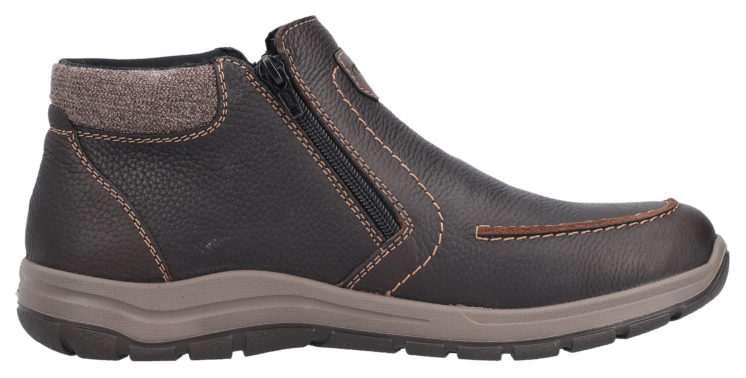Rieker Winterboots, Stiefelette, Komfortschuh mit zwei praktischen Reissverschlüssen