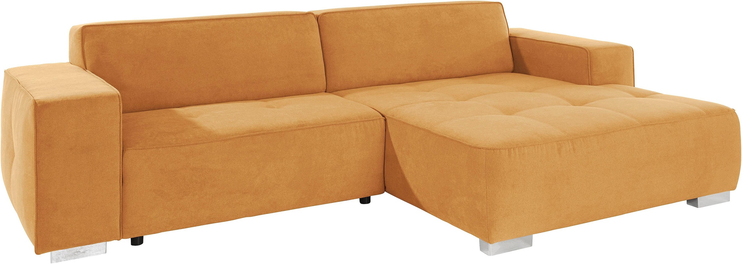 INOSIGN Ecksofa »Sapporo L-Form«, wahlweise Bettfunktion oder Sitztiefenverstellung, Federkern