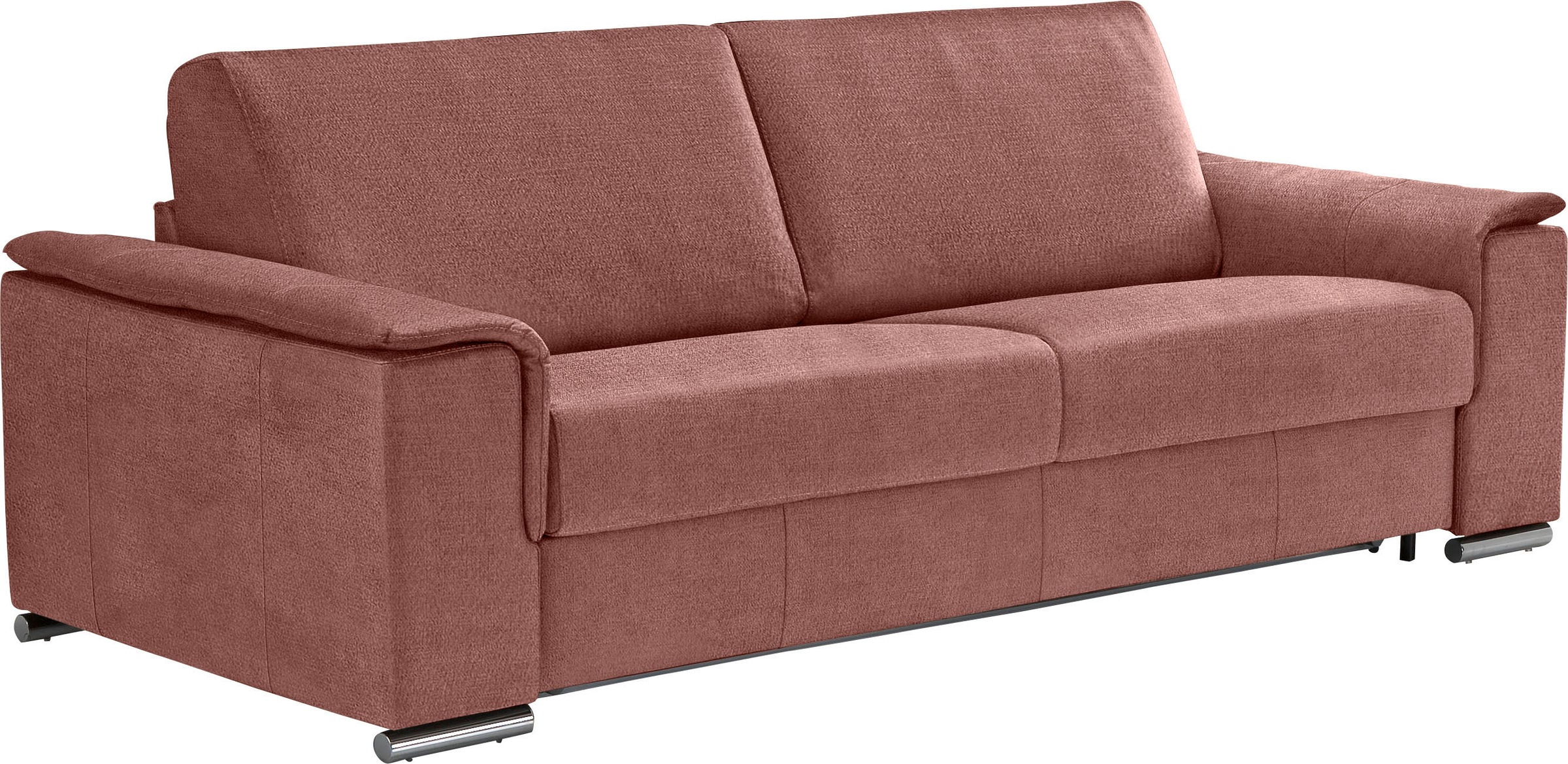 Egoitaliano Schlafsofa »Cecilia, modern & elegant, erstklassiger Sitzkomfort, Dauerschläfer«, inkl. Matratze und hochwertigem Metallbettrahmen, toller Schlafkomfort