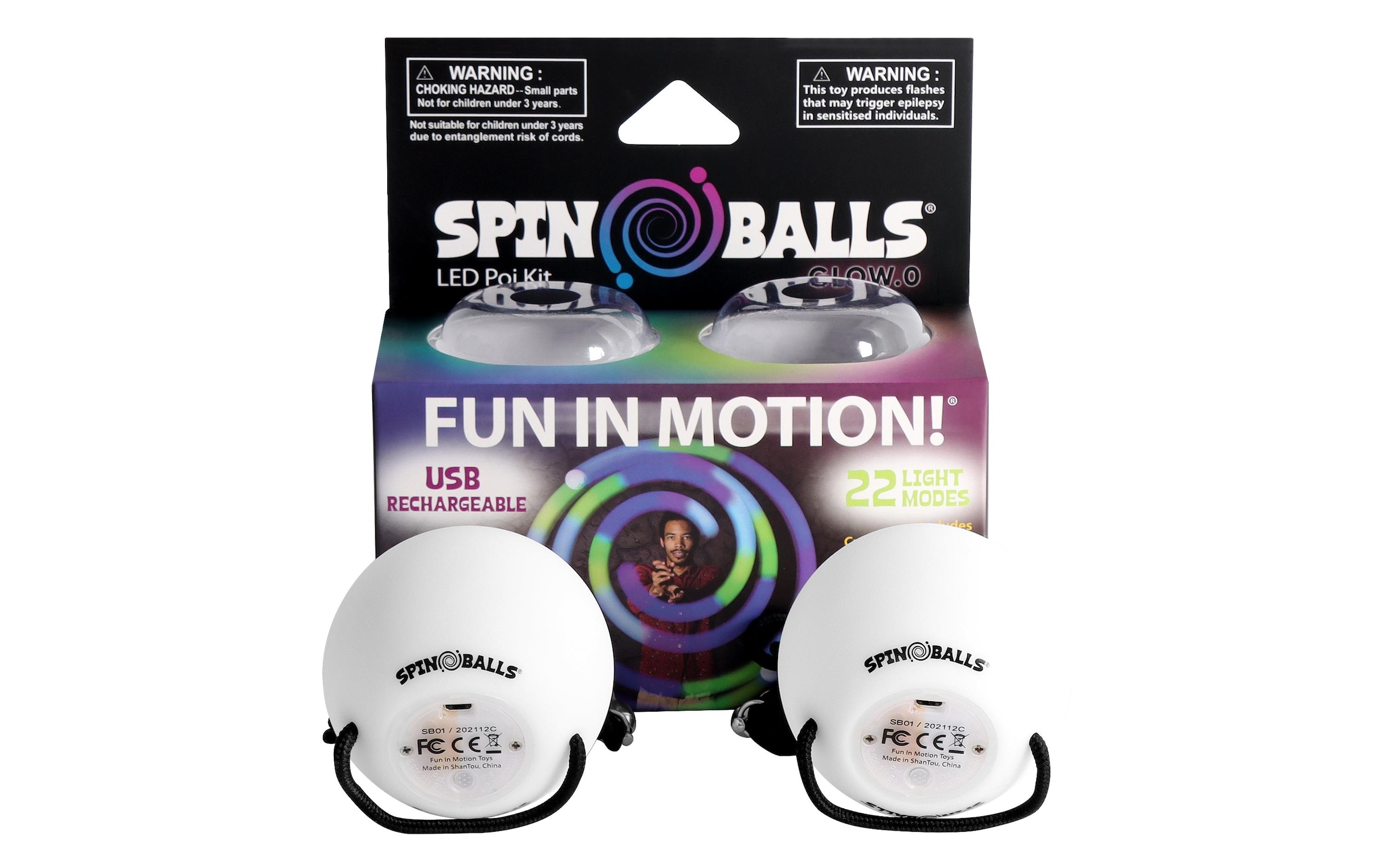 Spielball »SPINBALLS Glow.0 Glow.0 L«