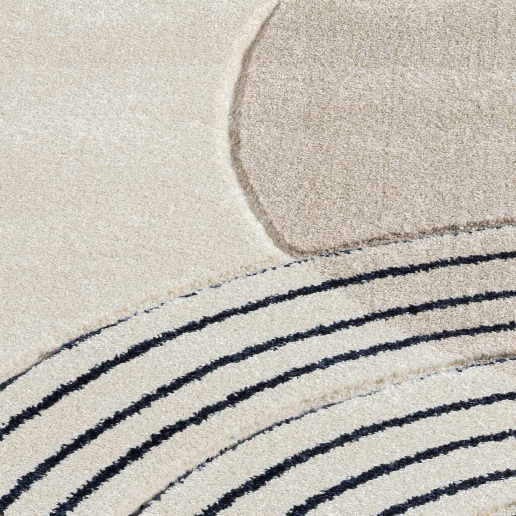 Carpet City Teppich »BONITO 7157«, rechteckig, 11 mm Höhe, Läufer, Flachflor, Hochtief-Muster/ 3D-Effekt, Geo-Muster, Wohnzimmer