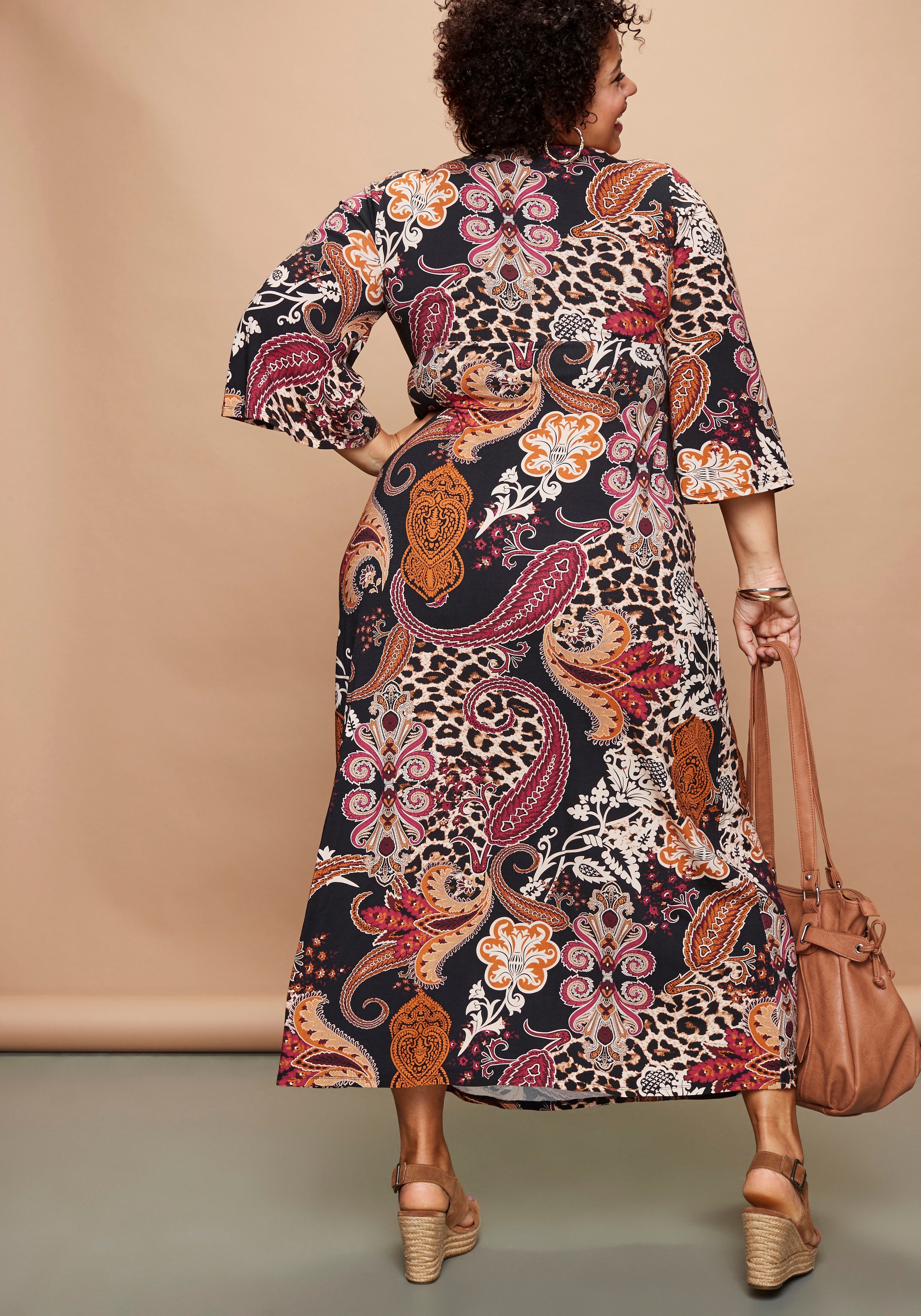 Boysen S Maxikleid Soulfully Mit Trompetenarmeln Online Shoppen Bei Jelmoli Versand Schweiz 