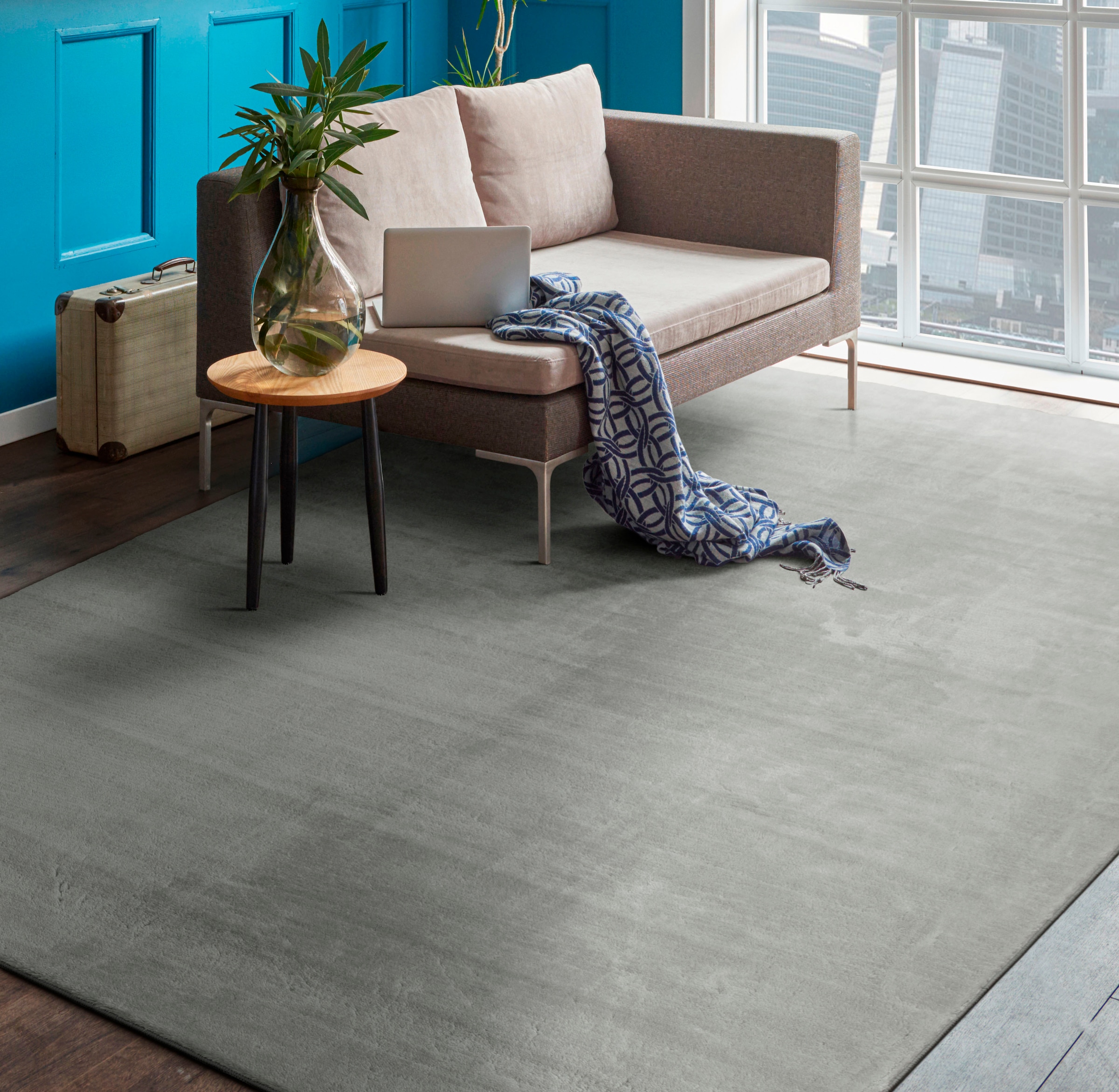 Paco Uni-Farben, Teppich als Läufer online auch Jelmoli-Versand shoppen 630«, erhältlich, weich, Home »Cadiz besonders waschbar rechteckig, |