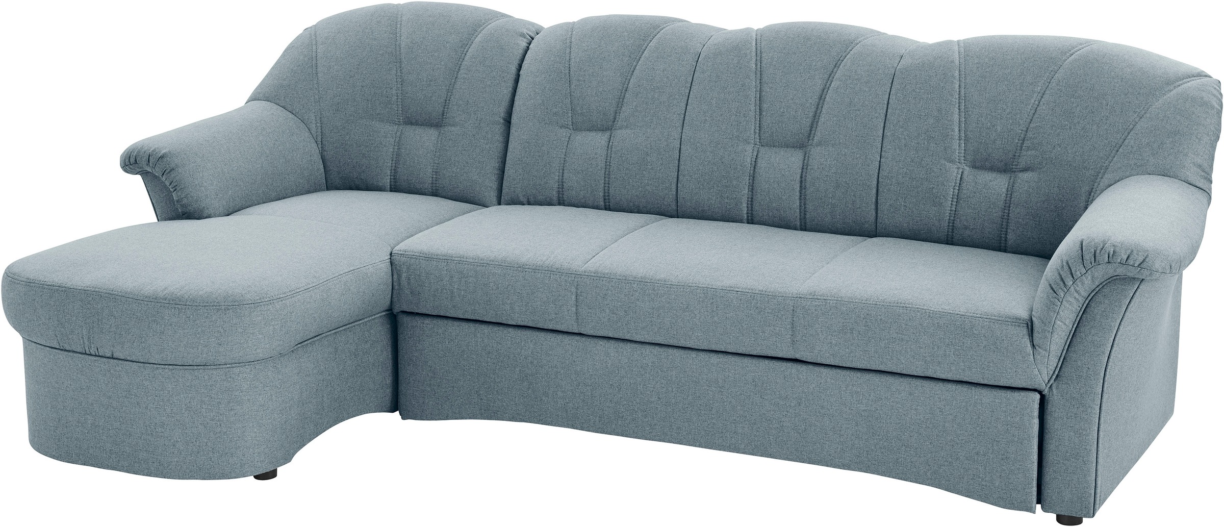 DOMO collection Ecksofa Papenburg L-Form, in grosser Farbvielfalt, wahlweise mit Bettfunktion