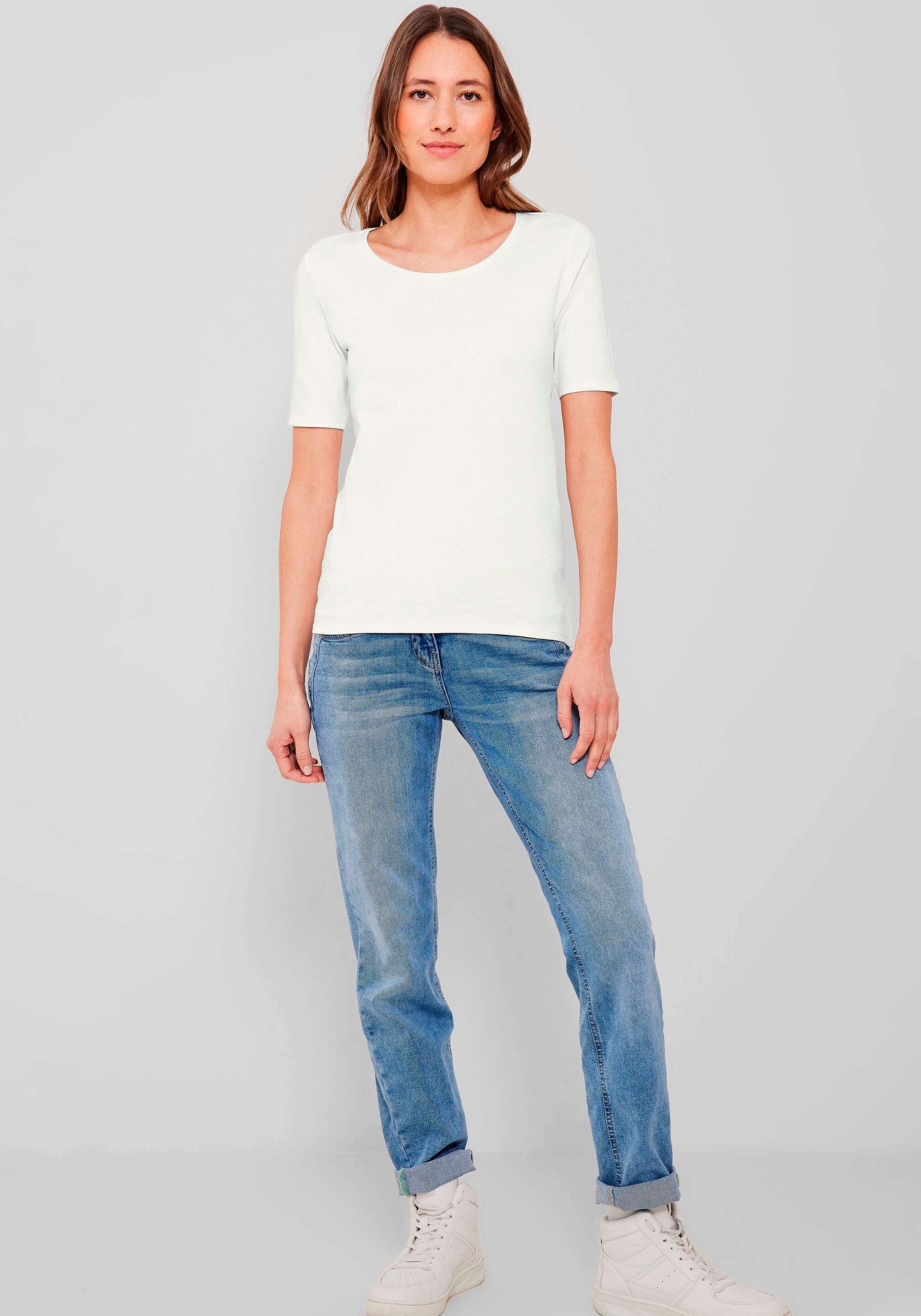 Cecil T-Shirt, mit Rundhalsausschnitt online kaufen Jelmoli-Versand Schweiz bei