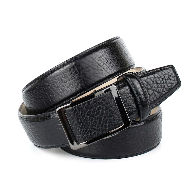 Jelmoli-Versand Ledergürtel, | Gürtelschliesse mit shoppen online Anthoni Crown schwarzer glänzender