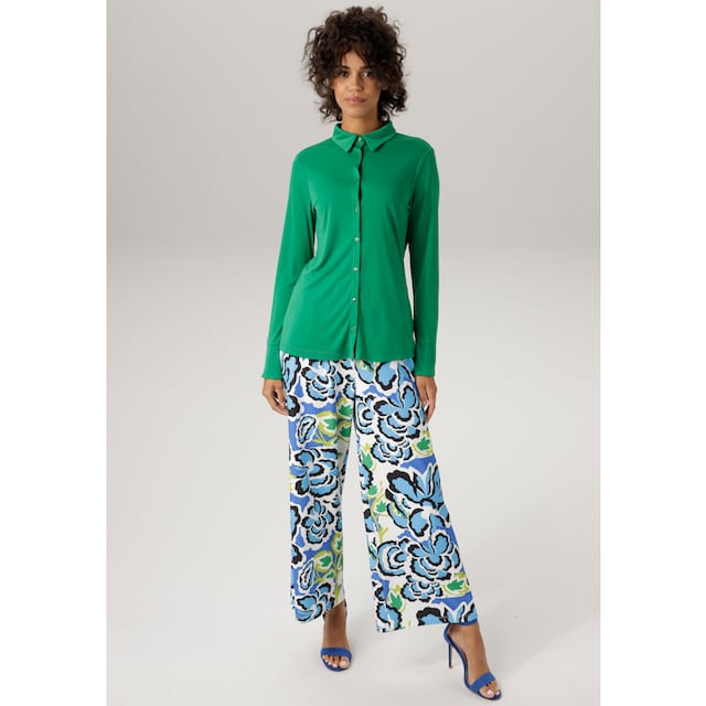 Aniston CASUAL Hemdbluse, in strukturierter Jersey-Crepé-Qualität online  shoppen | Jelmoli-Versand