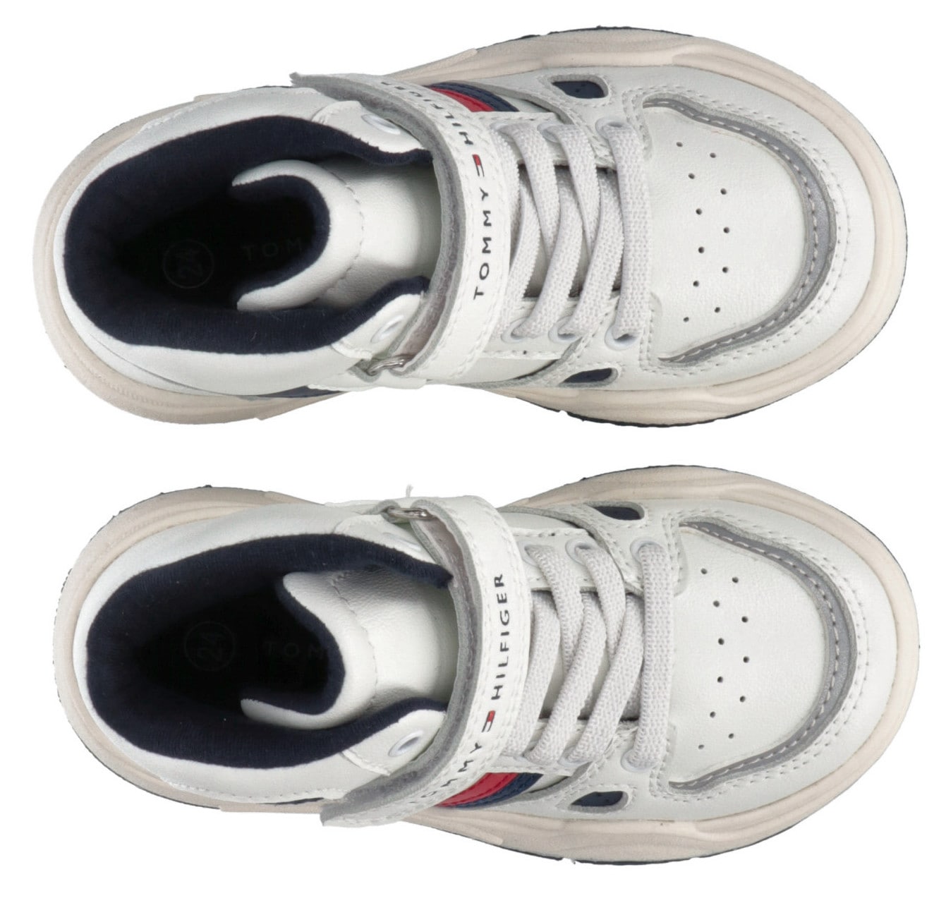 in LACE-UP/VELCRO SNEAKER«, TOP Farbkombi | Hilfiger HIGH günstig »STRIPES cooler ✵ Tommy Sneaker kaufen Jelmoli-Versand