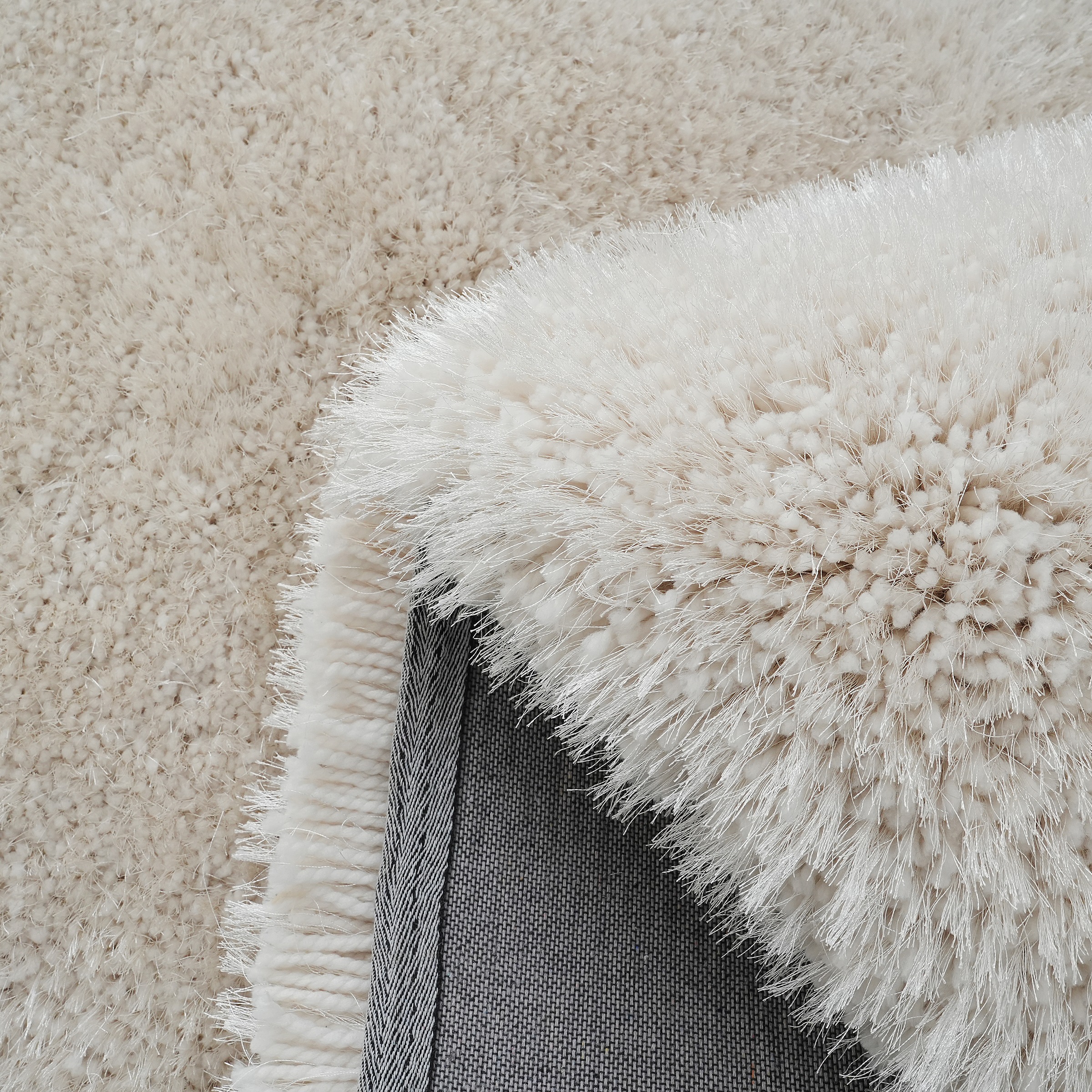 my home Bettumrandung »Micro exclusiv Teppich, sehr hoher Flor, weich durch Mikrofaser«, (3 tlg.), Bettvorleger, Läufer-Set, weich, unifarben, Microfaser, Schlafzimmer