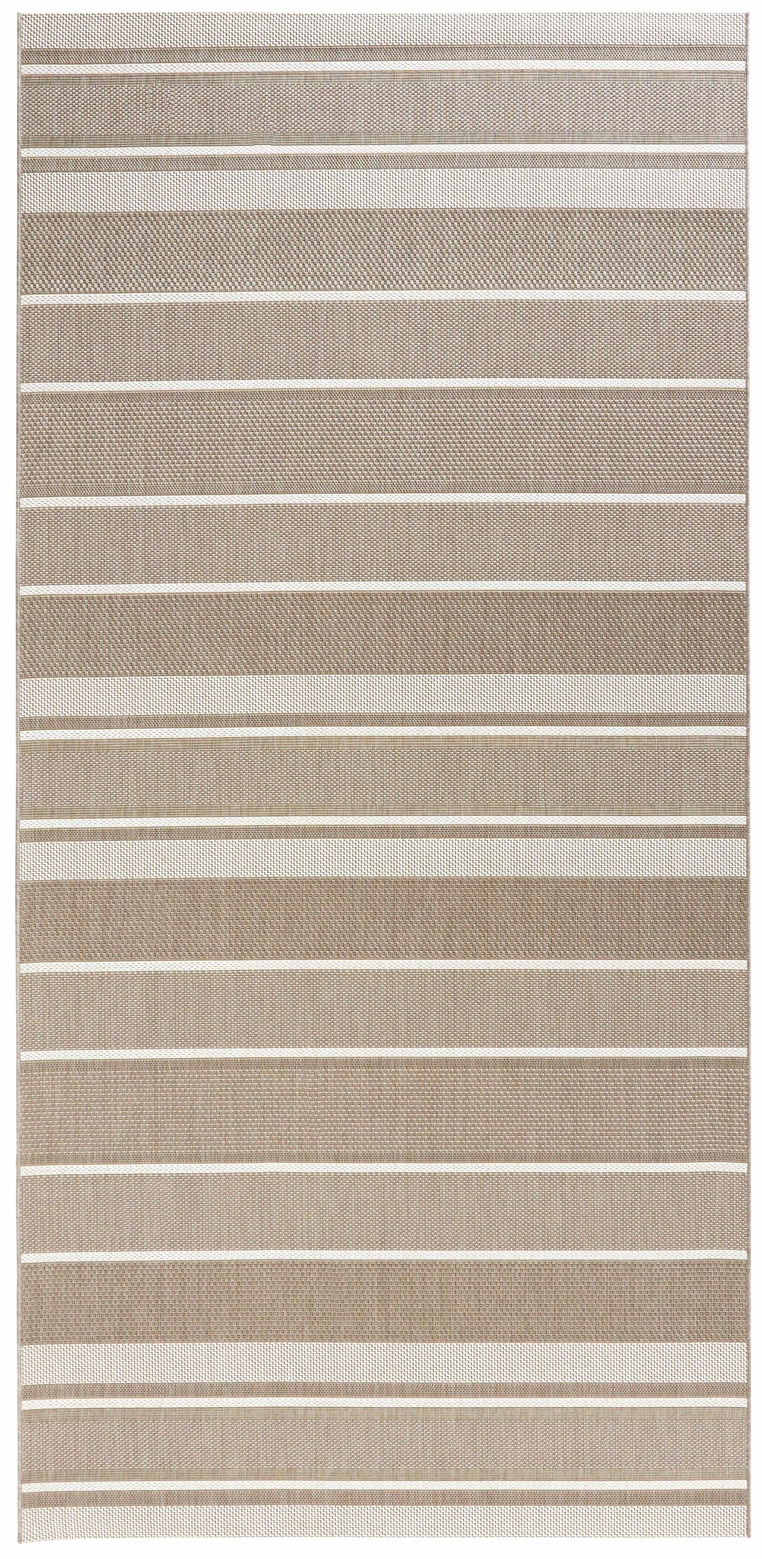 NORTHRUGS Läufer »Strap«, rechteckig, 8 mm Höhe, In- & Outdoor, Teppich, Streifen, Balkon, Terrasse, Garten, Wohnzimmer