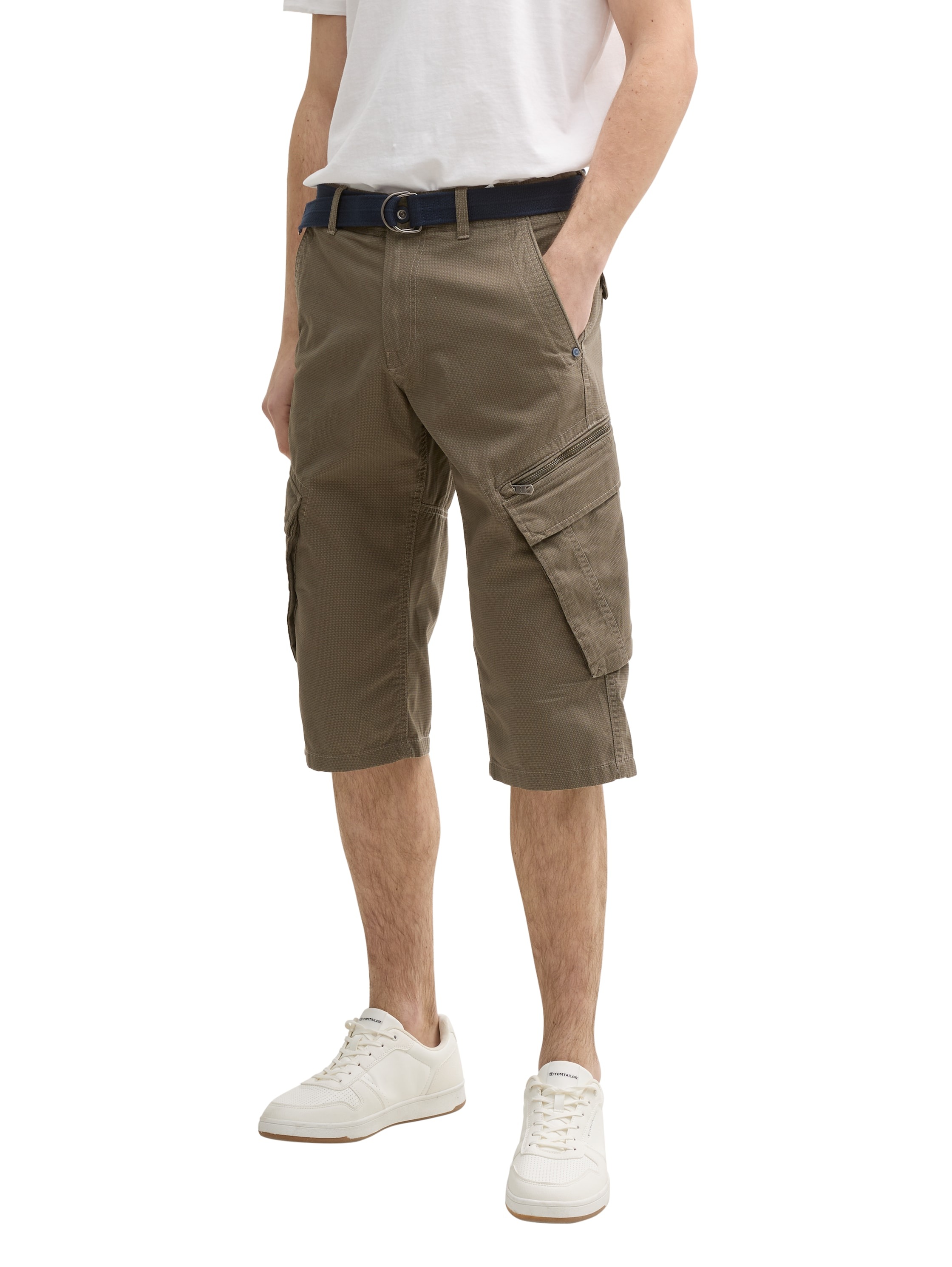 TOM TAILOR Cargoshorts Sommerhose mit Gürtel