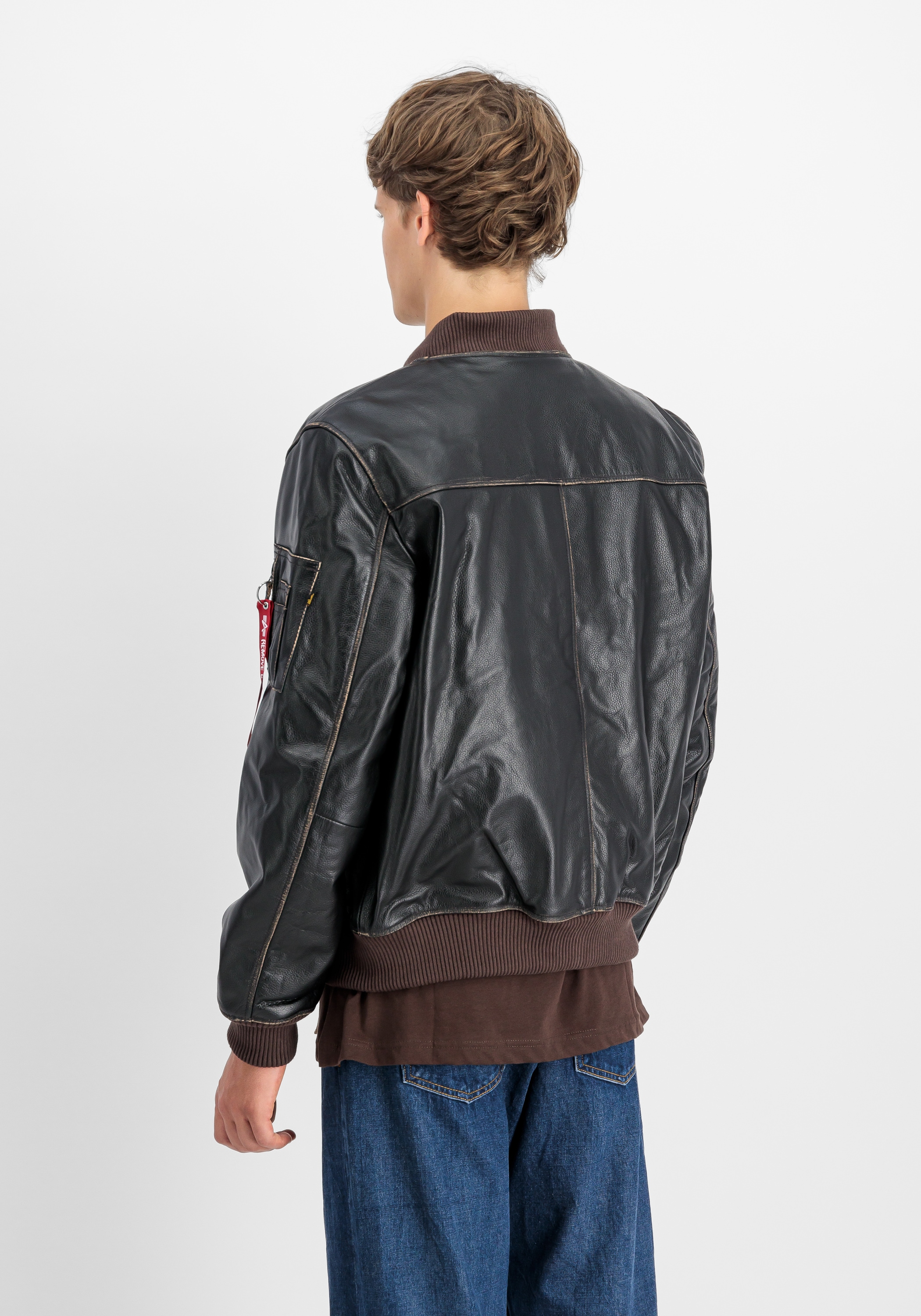 Alpha Industries Lederjacke »Alpha Industries Men - Leather & Vegan Jackets«