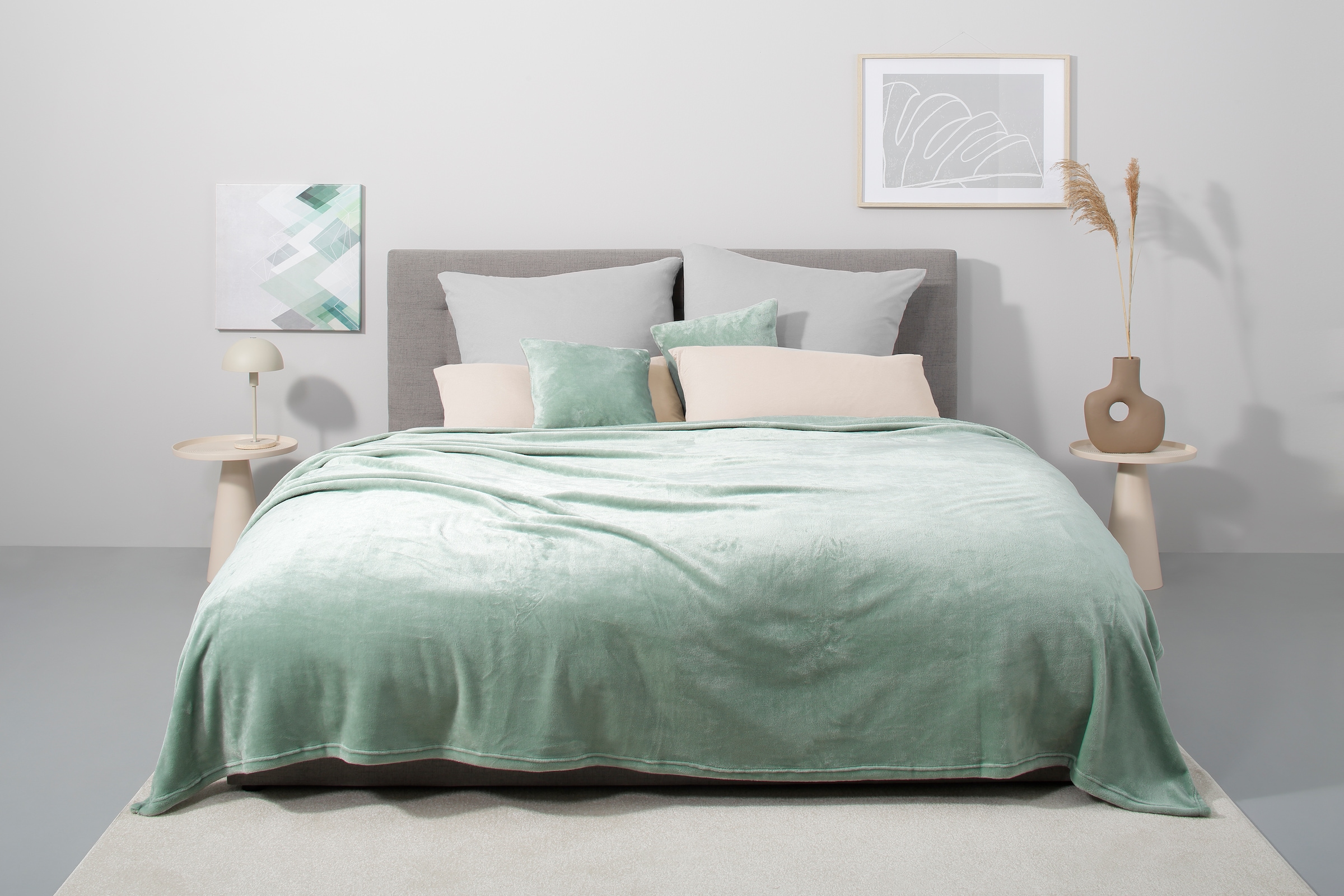 my home Tagesdecke »Desner3«, mit Cashmere-Touch, viele Farben erhältlich, Decke ab 140x210 cm