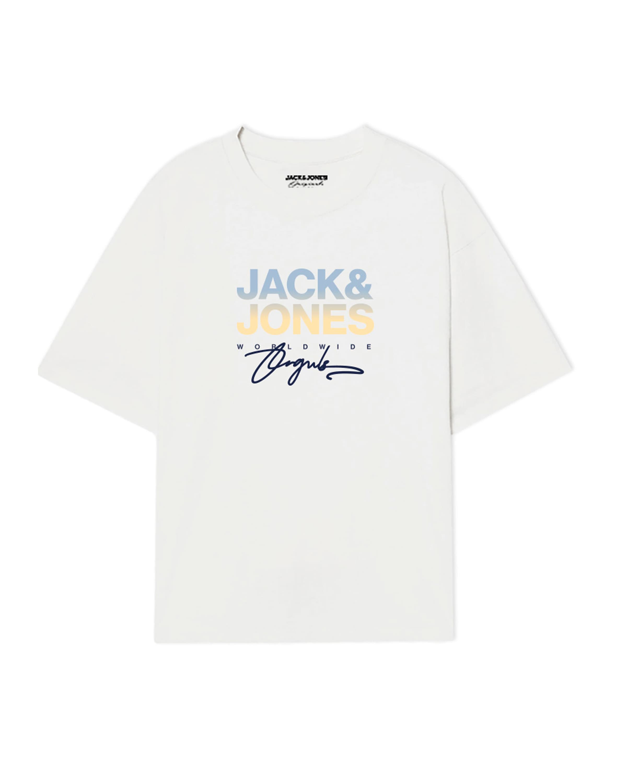 Jack & Jones PlusSize Print-Shirt »JORCANGGU TEE SS CREW NECK FST PLS«, mit Logo Print