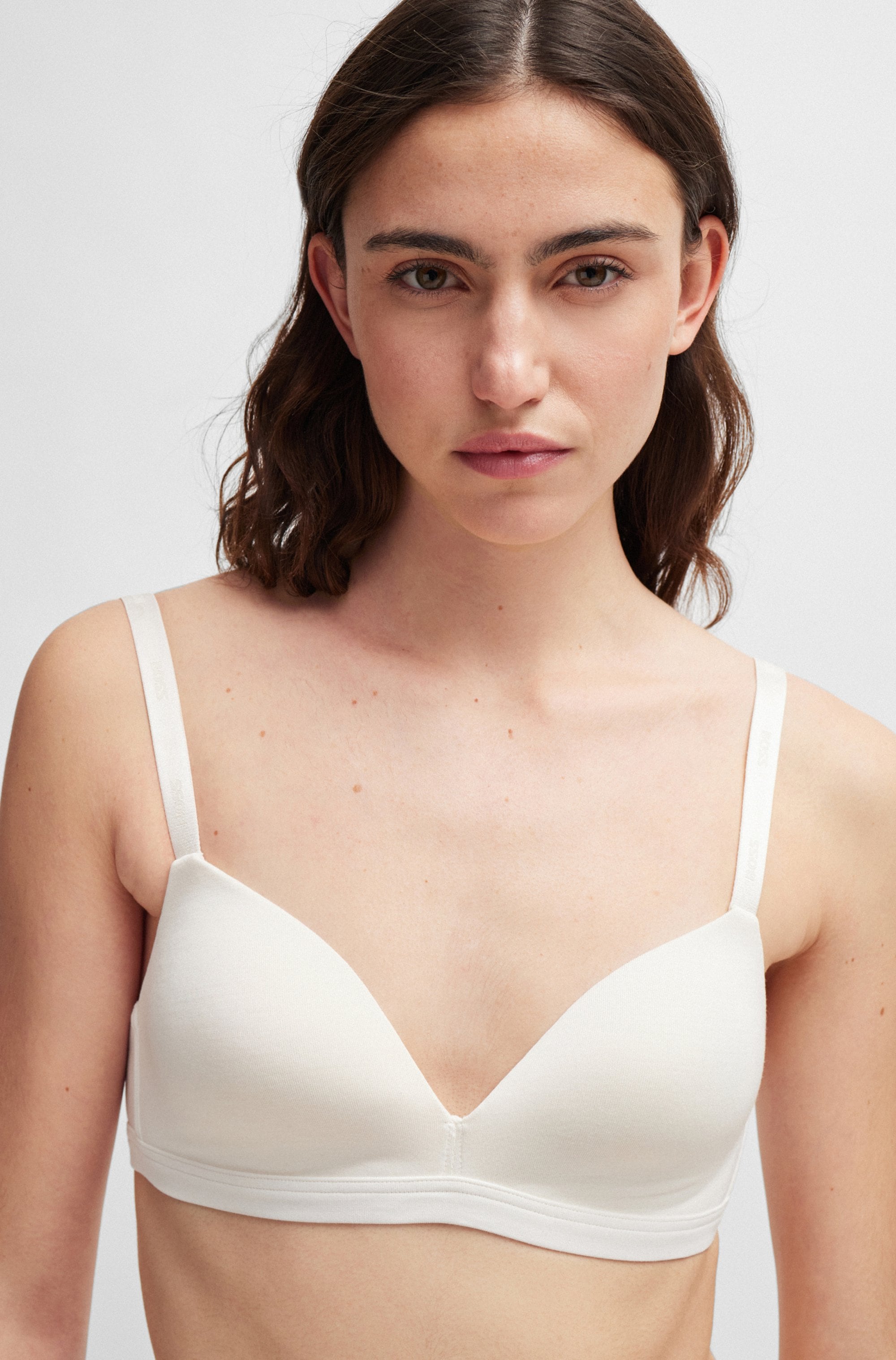 BOSS Triangel-BH »TRIANGLE PADDED CI«, mit BOSS Schriftzug auf den Trägern