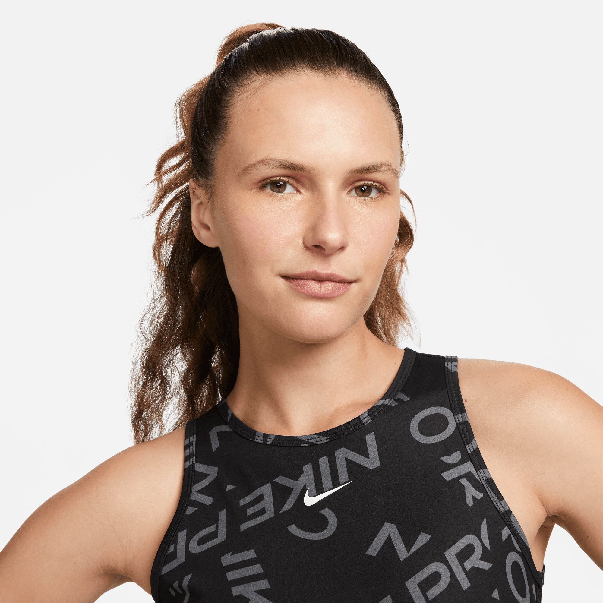 Nike Trainingstop »W NP DF CROP TANK AOP«