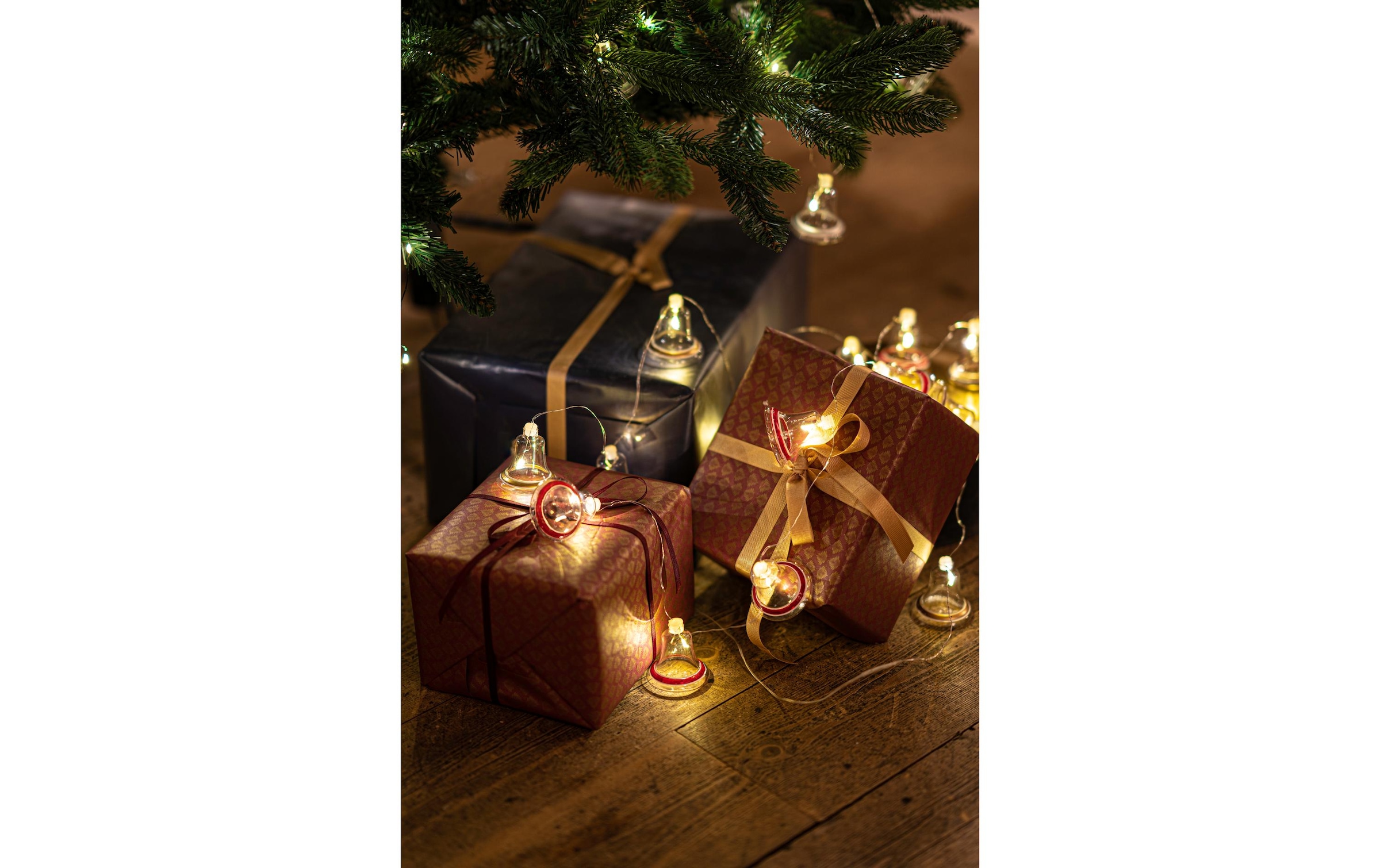 Sirius LED-Lichterkette »LED Lichterkette Tiffany Glocke,Gold«, 8 St.-flammig