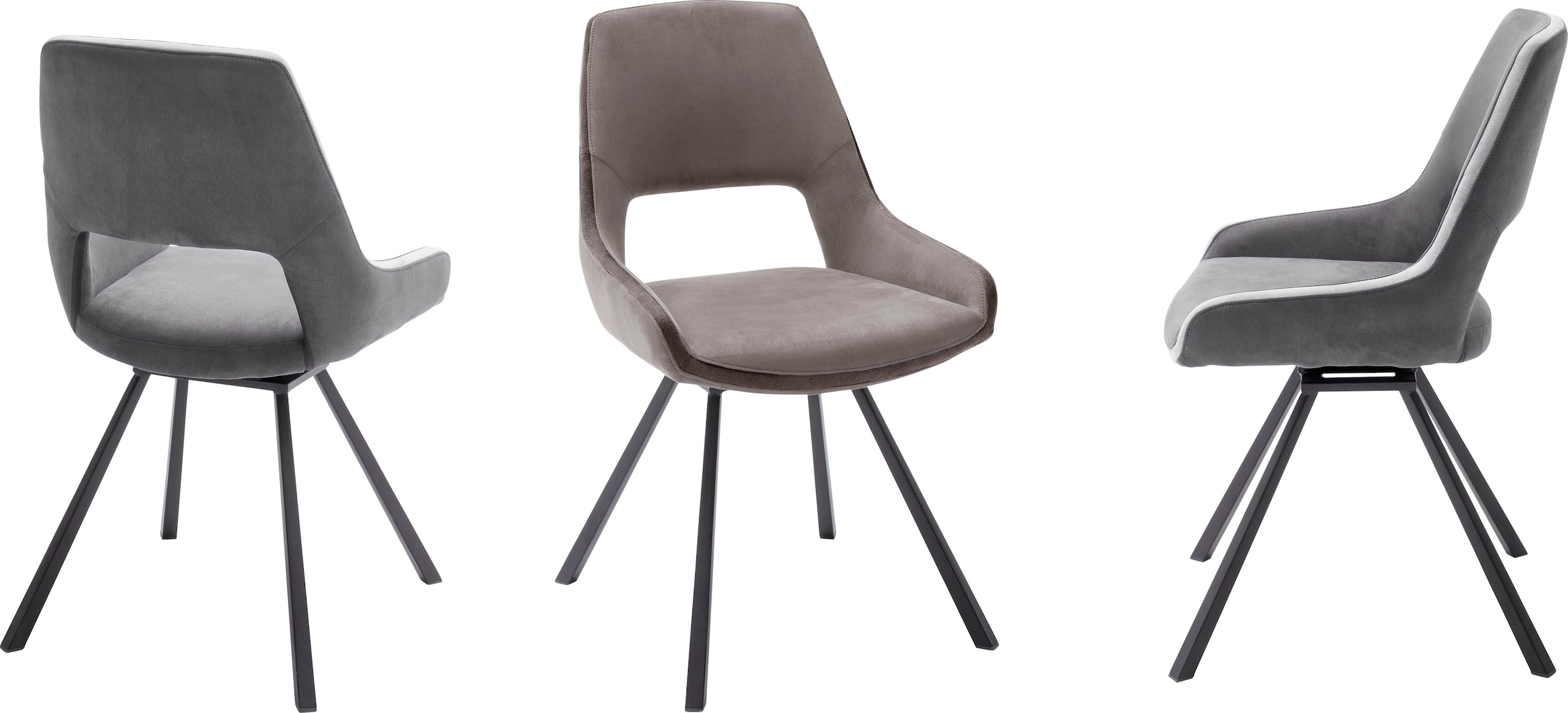 MCA furniture Esszimmerstuhl »Bayonne«, (Set), 2 St., 2-er Set, Stuhl 180°drehbar  mit Nivellierung, belastbar bis 120 kg online bestellen | Jelmoli-Versand