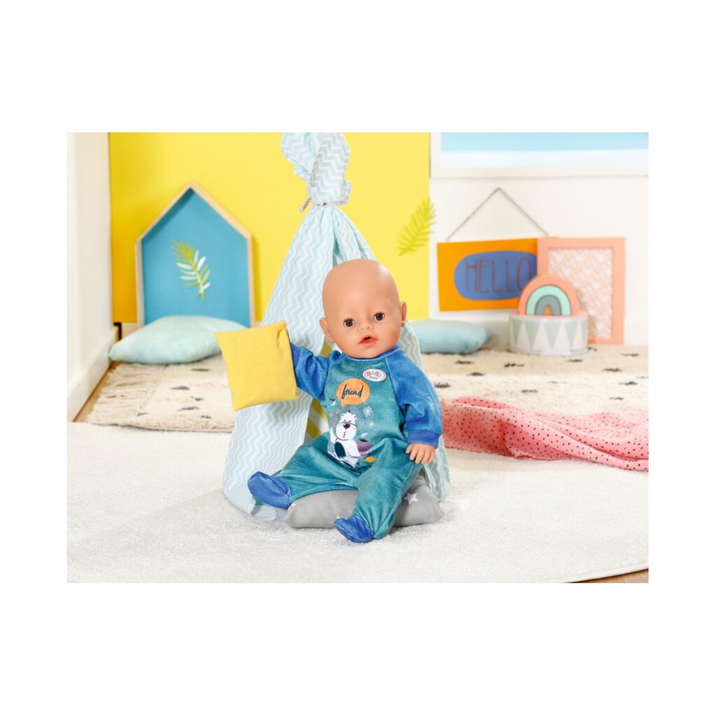 Baby Born Puppenkleidung »Baby Born Strampler blau 43cm«