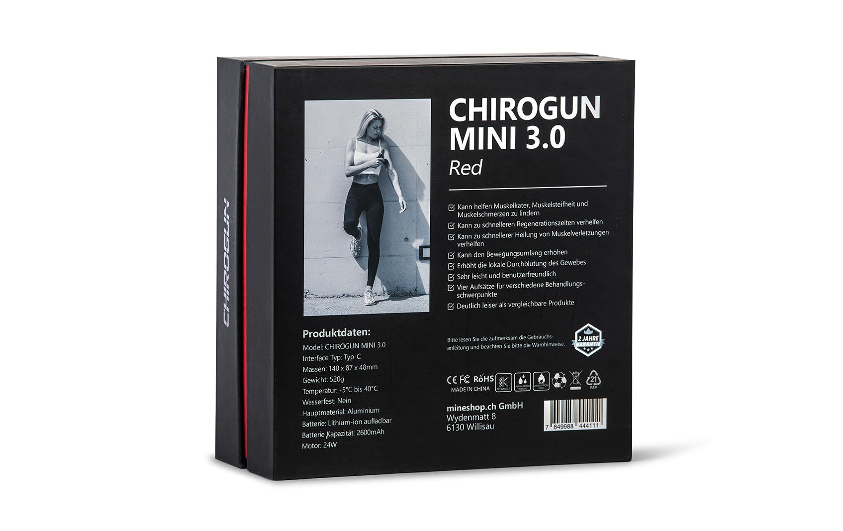 Massagepistole »CHIROGUN Pistole 3.0 Rot«